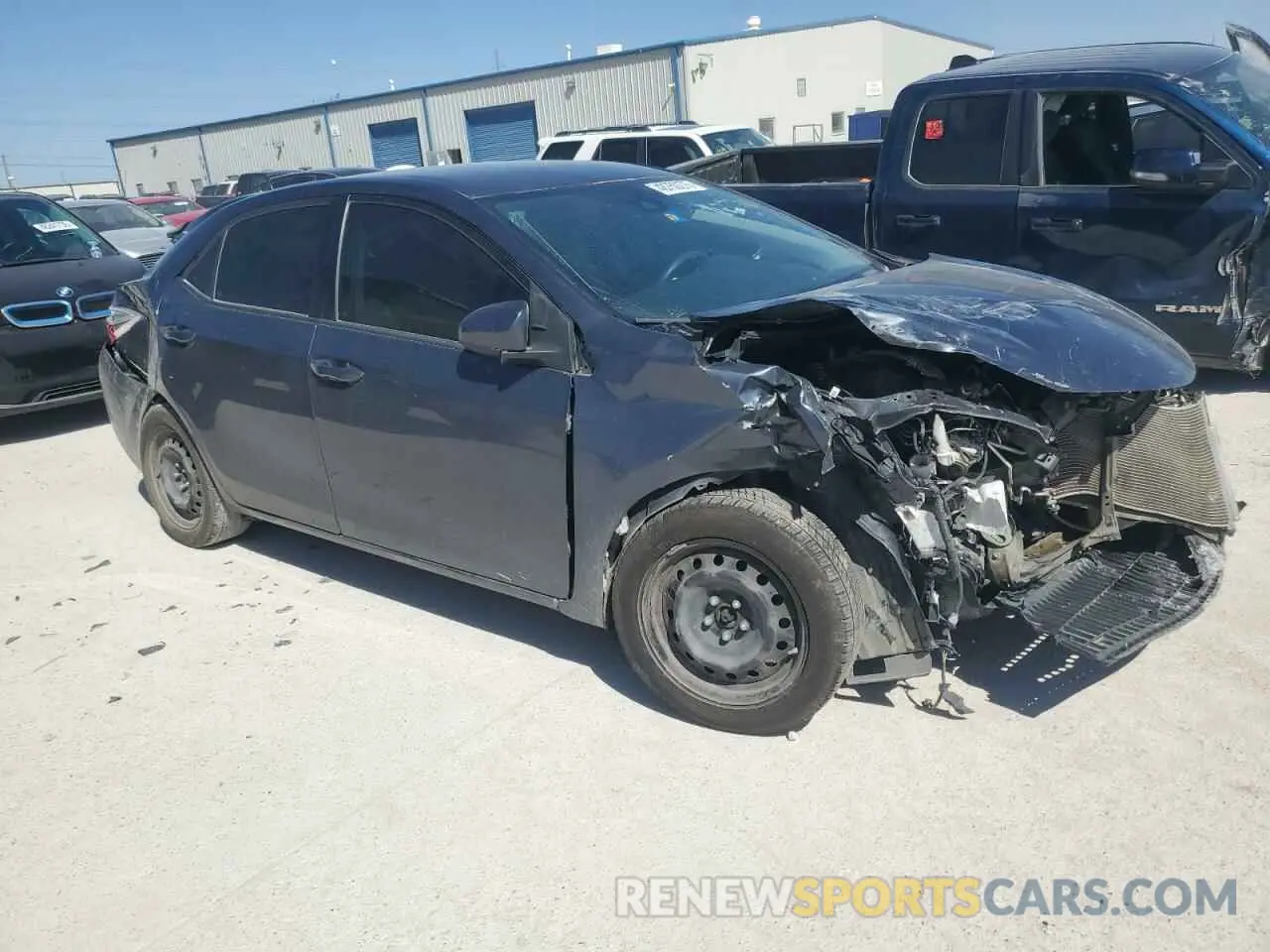 4 Photograph of a damaged car 5YFBURHE4KP929053 TOYOTA COROLLA 2019