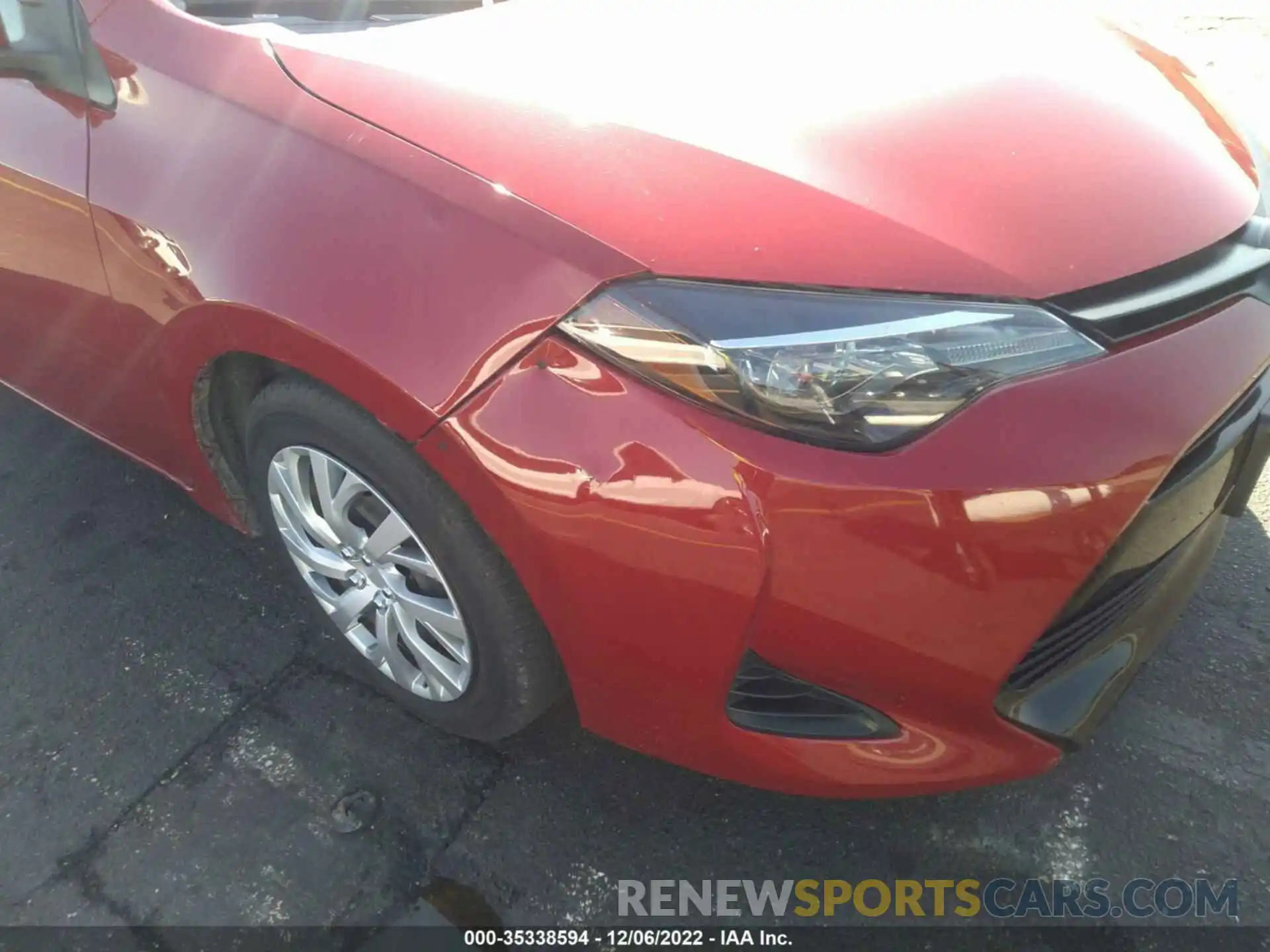 6 Photograph of a damaged car 5YFBURHE4KP929831 TOYOTA COROLLA 2019