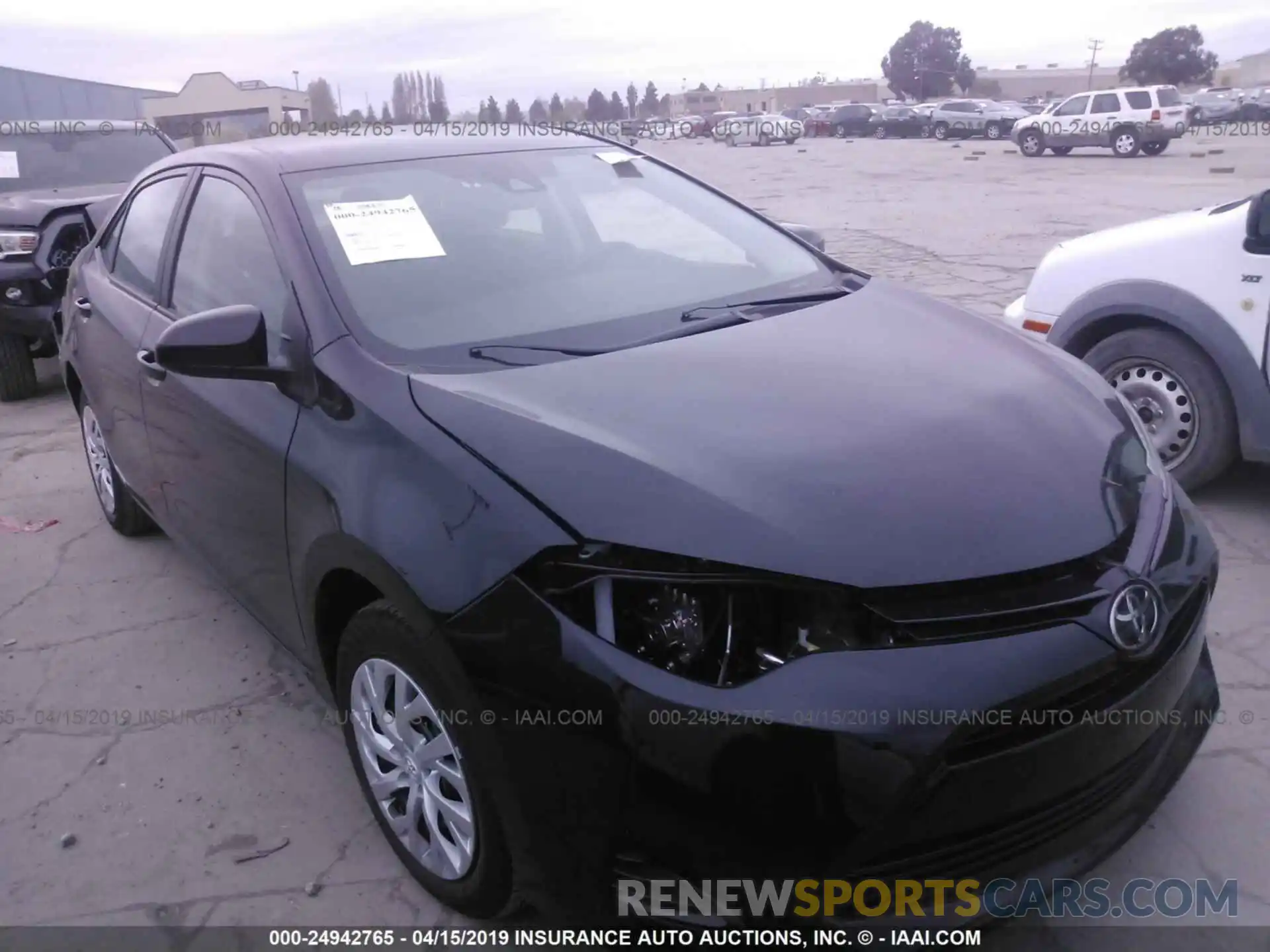 1 Photograph of a damaged car 5YFBURHE4KP931675 TOYOTA COROLLA 2019