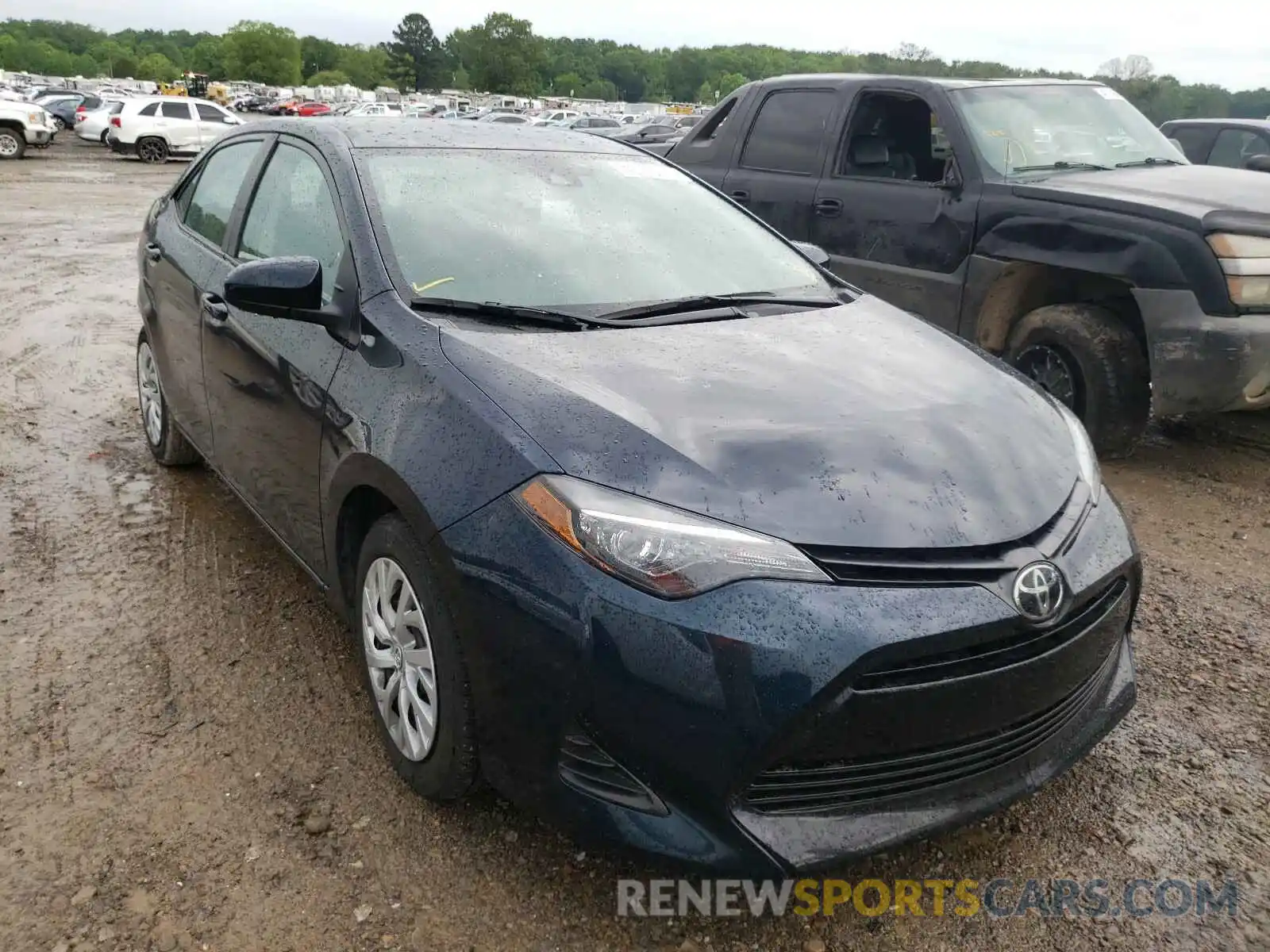 1 Photograph of a damaged car 5YFBURHE4KP934334 TOYOTA COROLLA 2019