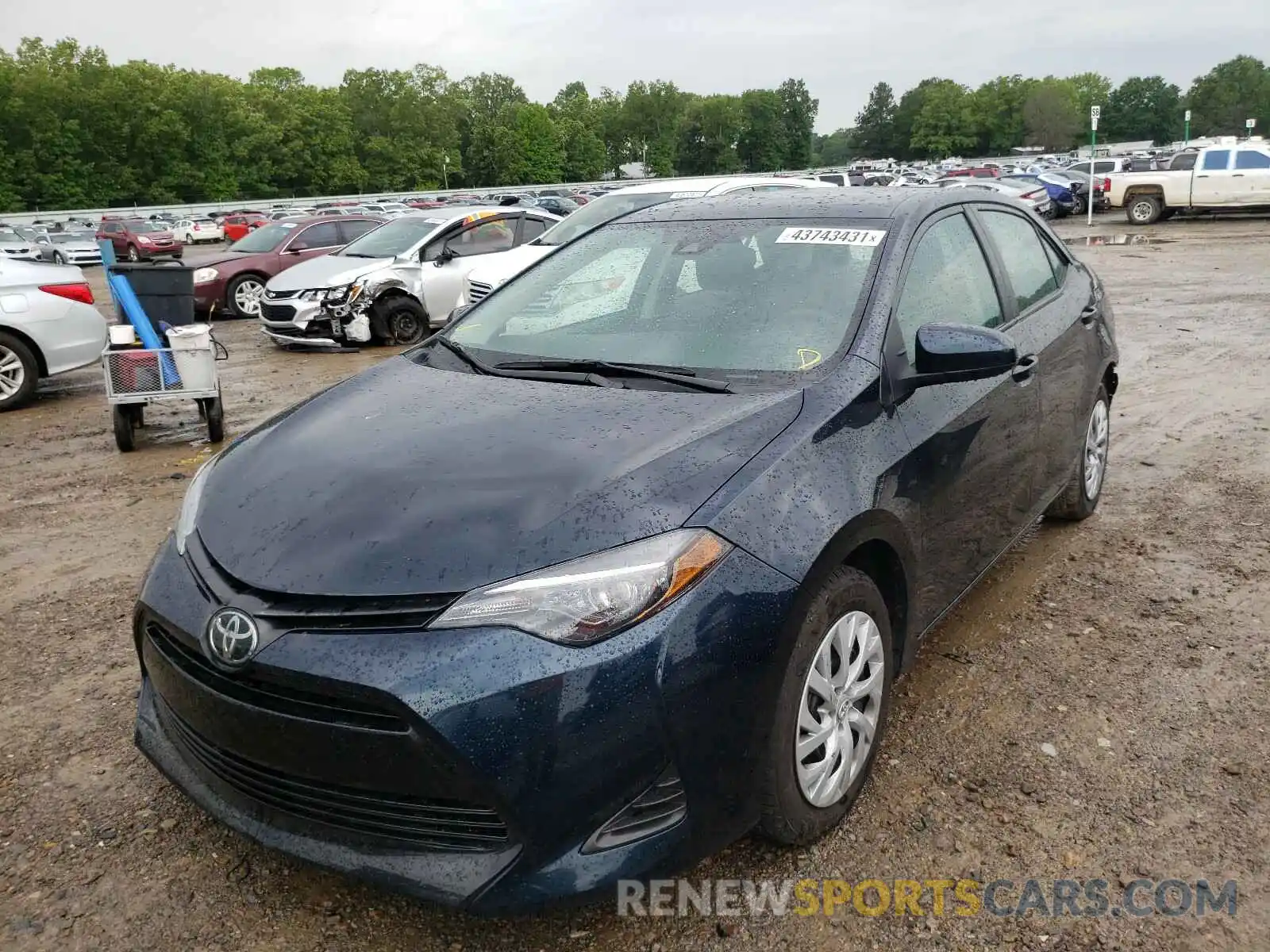 2 Photograph of a damaged car 5YFBURHE4KP934334 TOYOTA COROLLA 2019