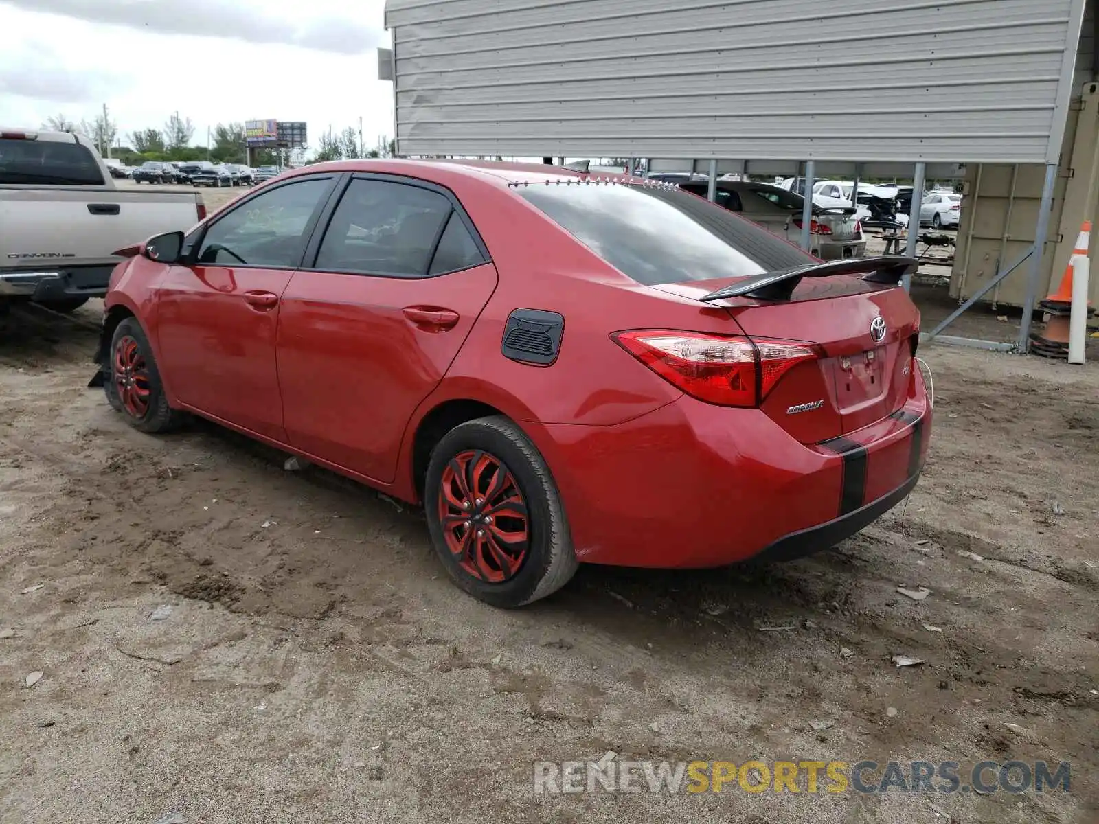 3 Photograph of a damaged car 5YFBURHE4KP934365 TOYOTA COROLLA 2019