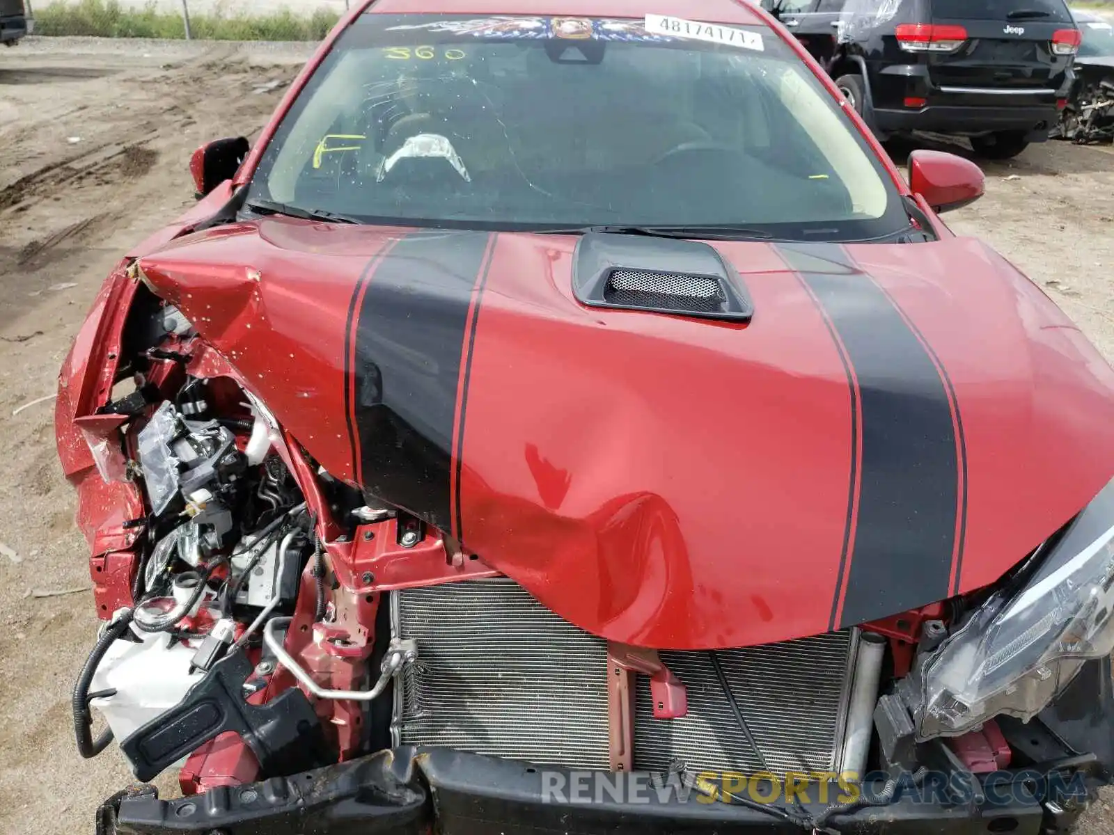 7 Photograph of a damaged car 5YFBURHE4KP934365 TOYOTA COROLLA 2019