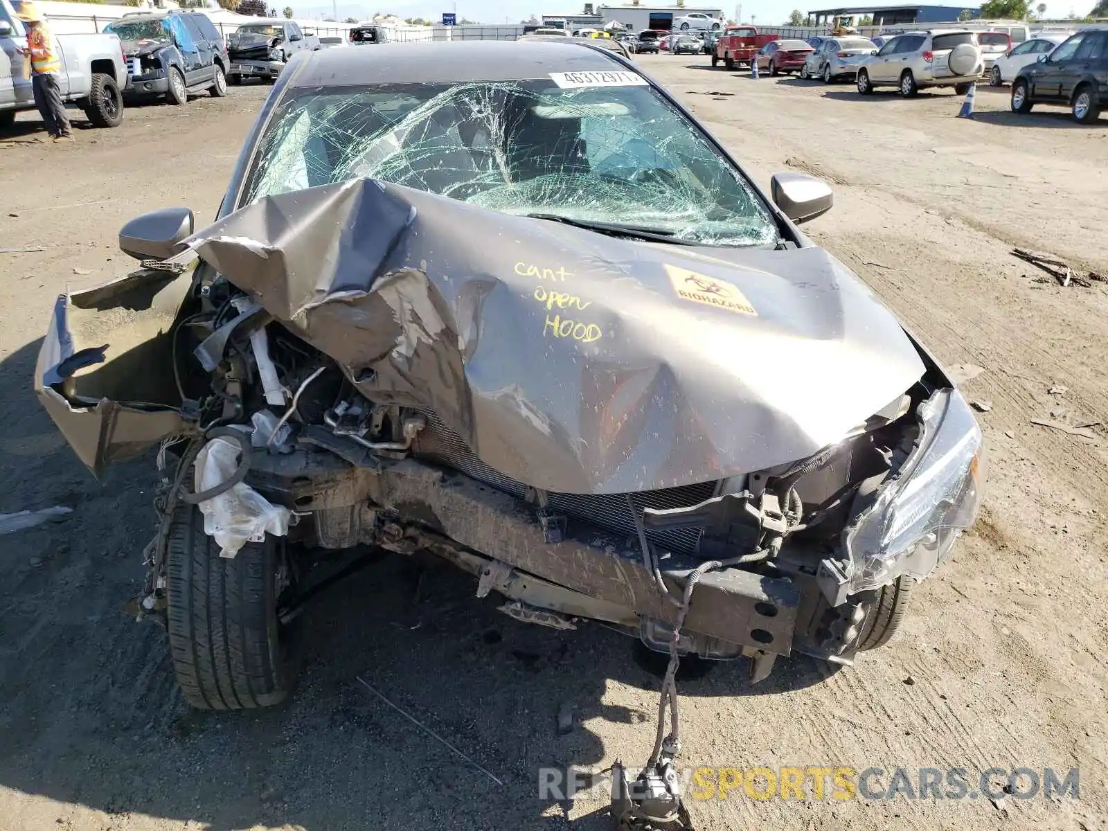 9 Photograph of a damaged car 5YFBURHE4KP934706 TOYOTA COROLLA 2019