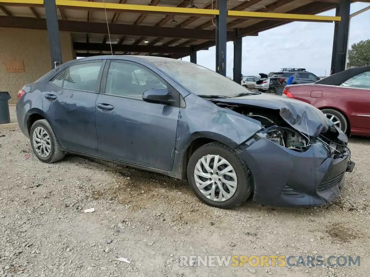 4 Photograph of a damaged car 5YFBURHE4KP934799 TOYOTA COROLLA 2019