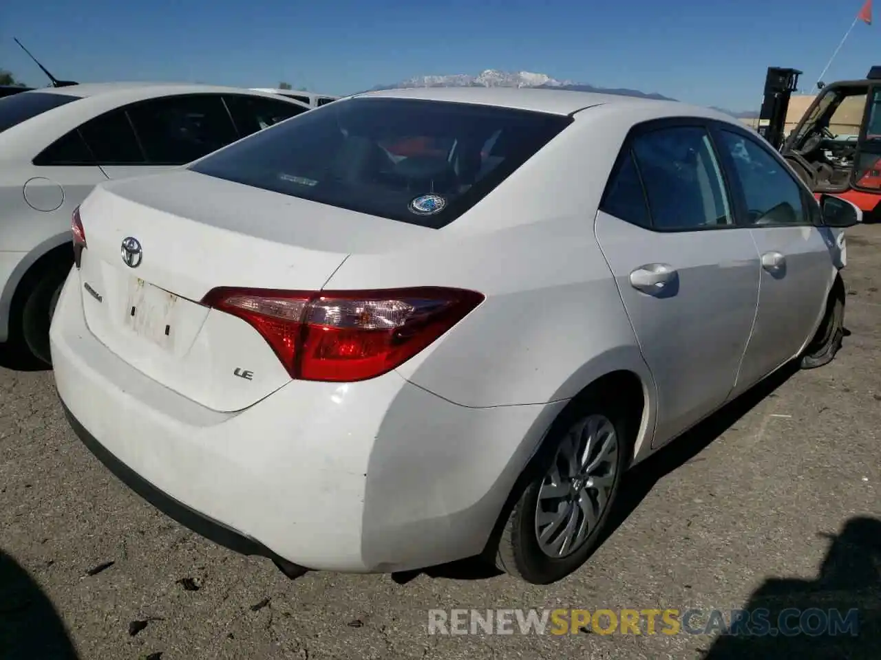 4 Photograph of a damaged car 5YFBURHE4KP935533 TOYOTA COROLLA 2019