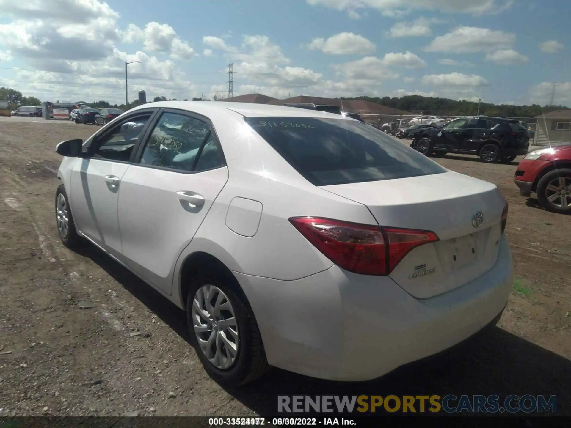 3 Photograph of a damaged car 5YFBURHE4KP935872 TOYOTA COROLLA 2019