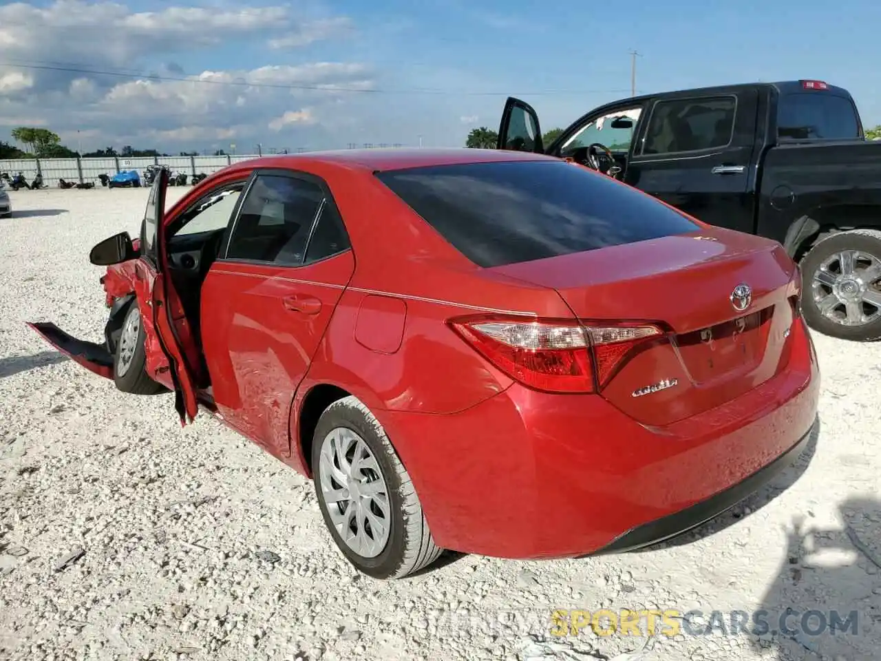 3 Photograph of a damaged car 5YFBURHE4KP937489 TOYOTA COROLLA 2019