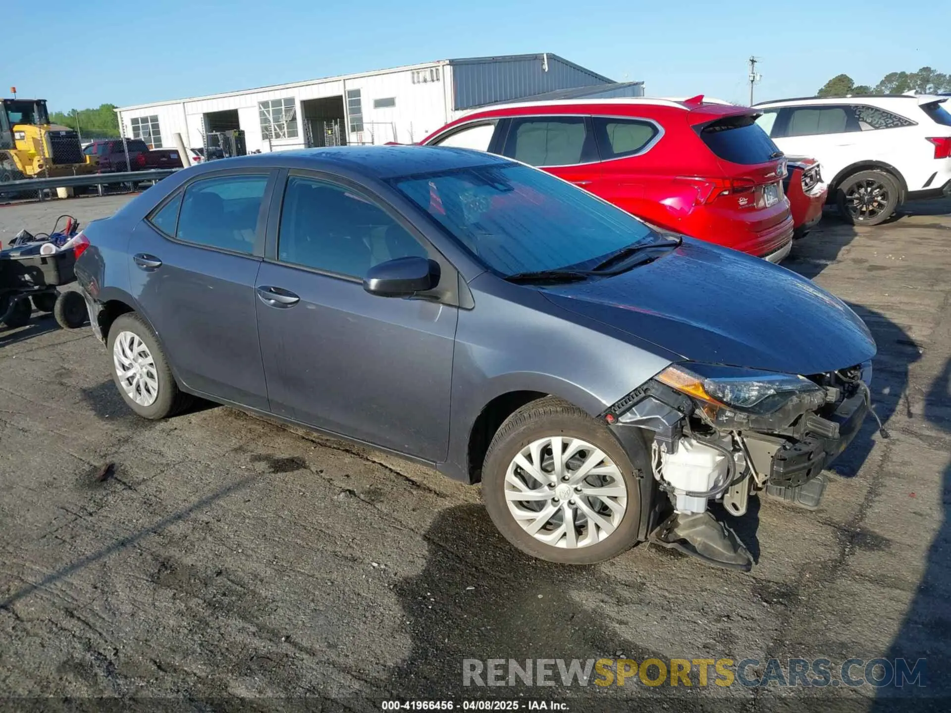 1 Photograph of a damaged car 5YFBURHE4KP938142 TOYOTA COROLLA 2019