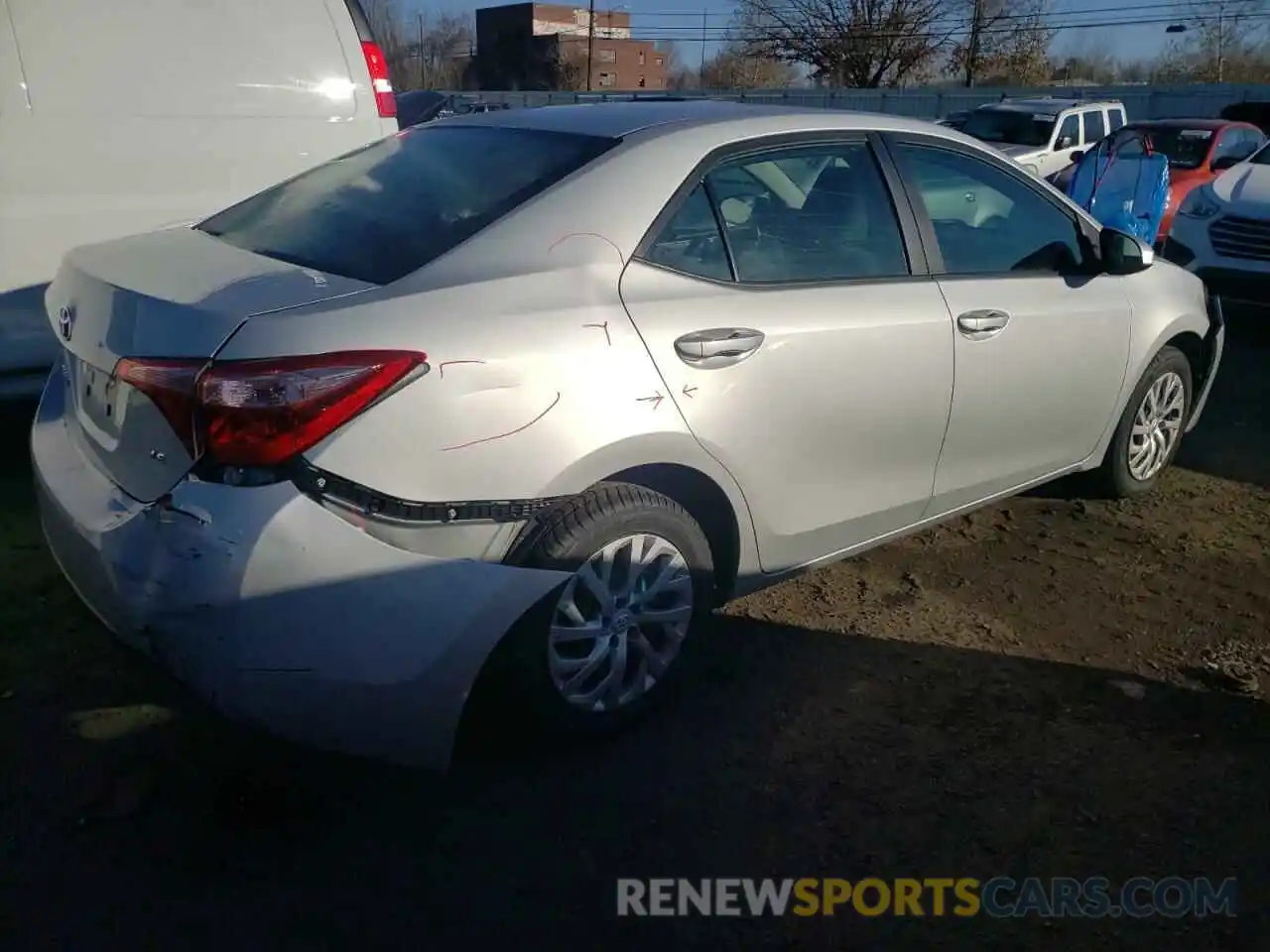 3 Photograph of a damaged car 5YFBURHE4KP938514 TOYOTA COROLLA 2019