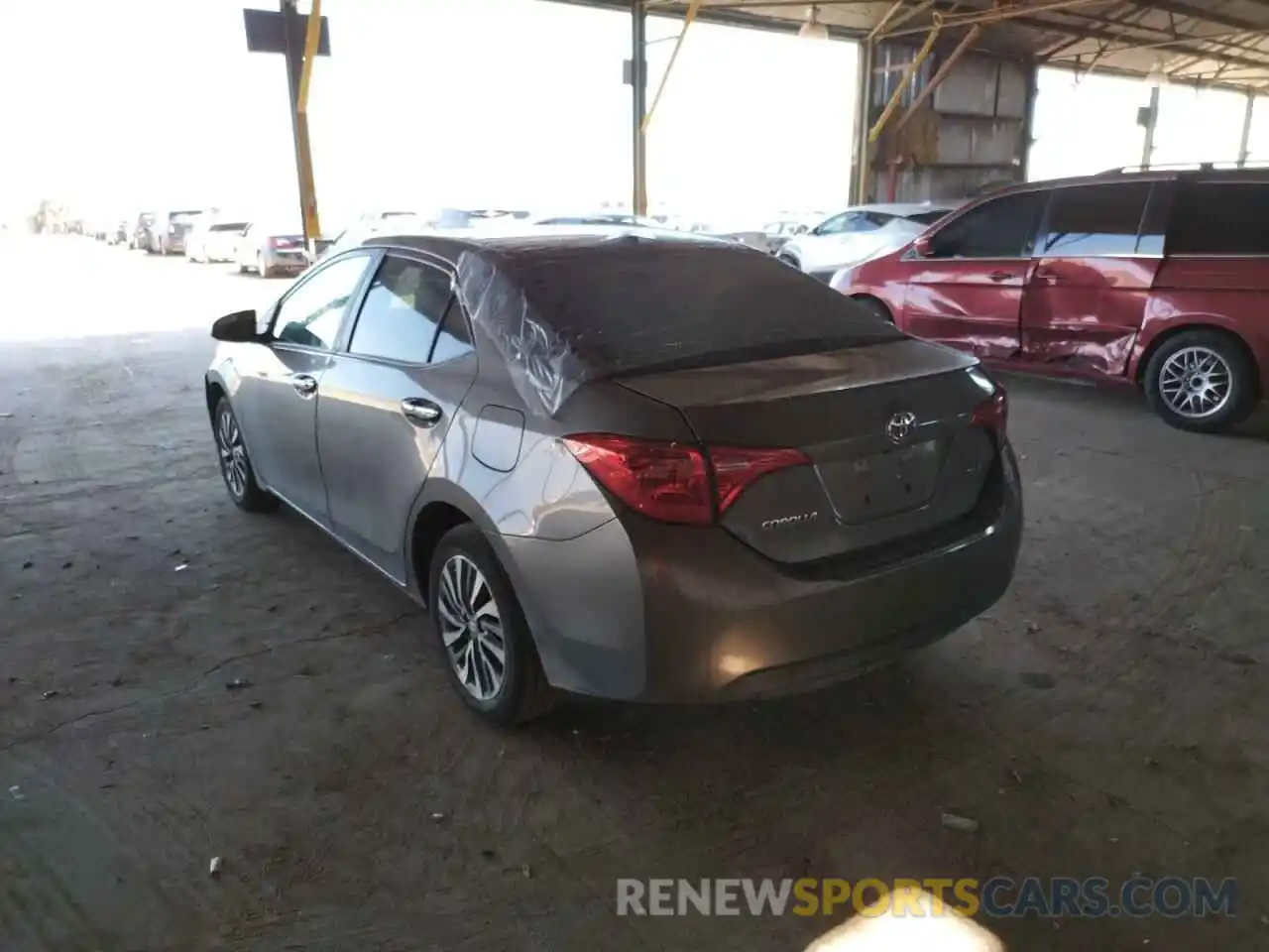 3 Photograph of a damaged car 5YFBURHE4KP939694 TOYOTA COROLLA 2019