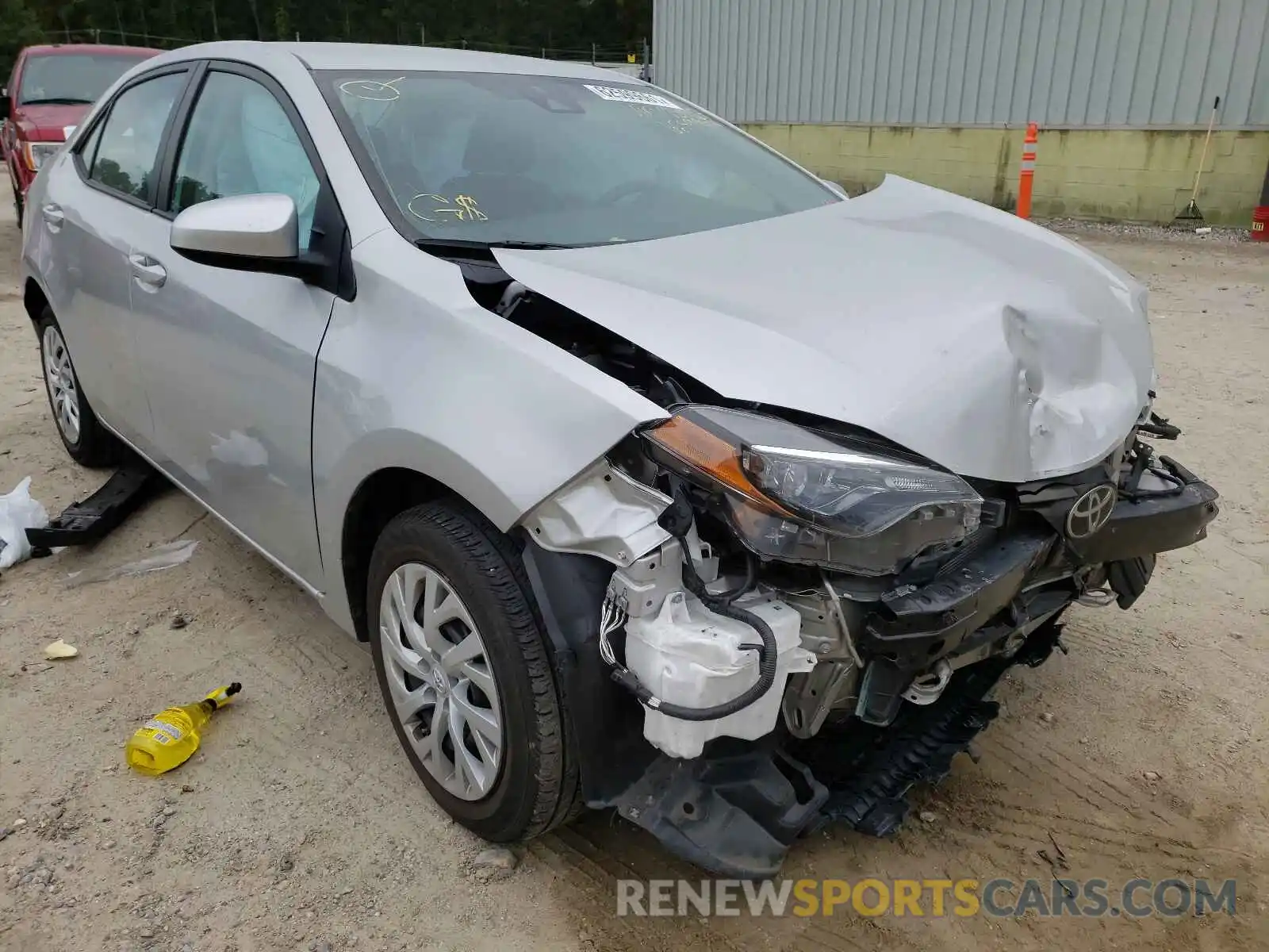 1 Photograph of a damaged car 5YFBURHE4KP939887 TOYOTA COROLLA 2019