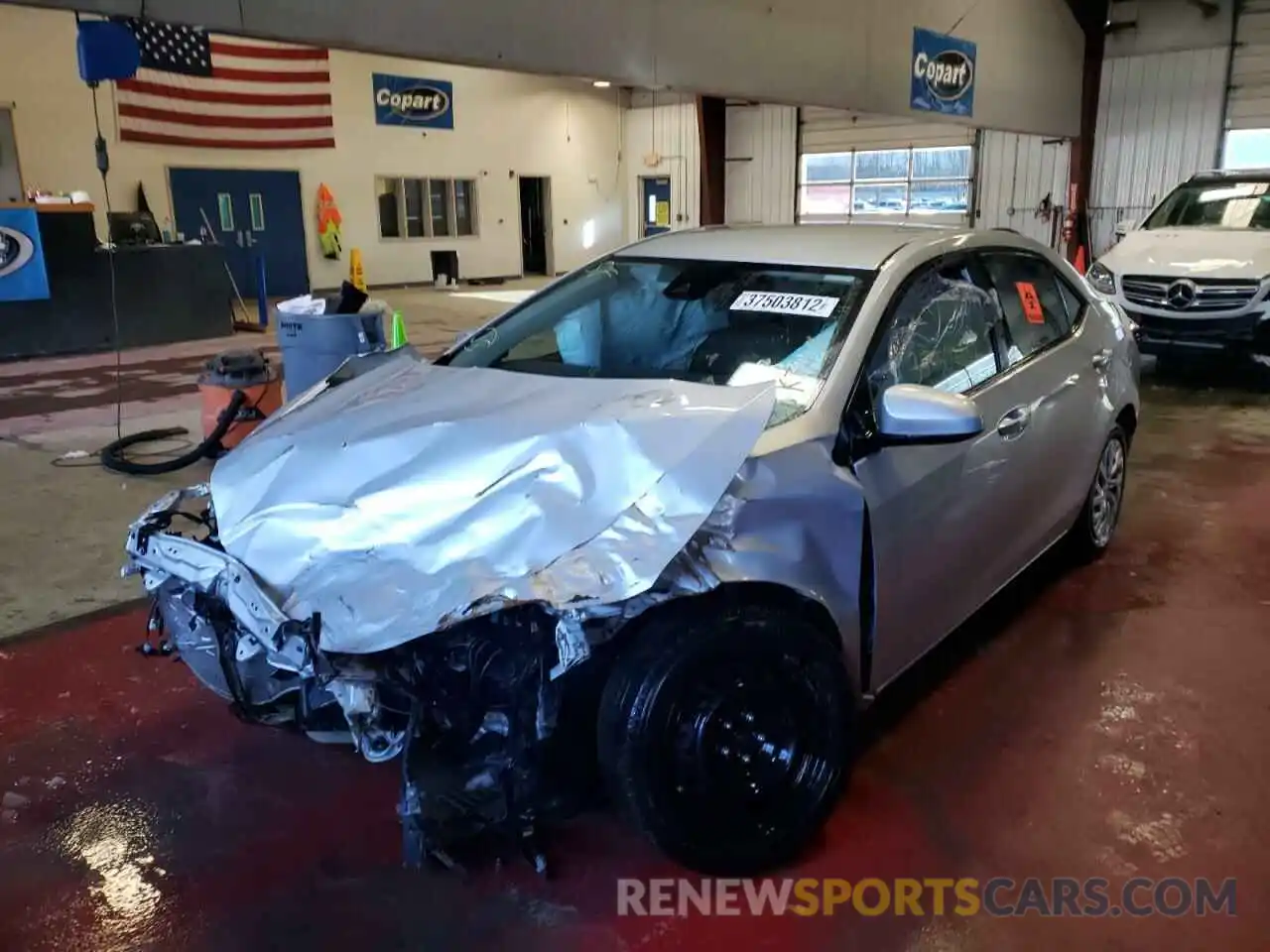 2 Photograph of a damaged car 5YFBURHE4KP941185 TOYOTA COROLLA 2019