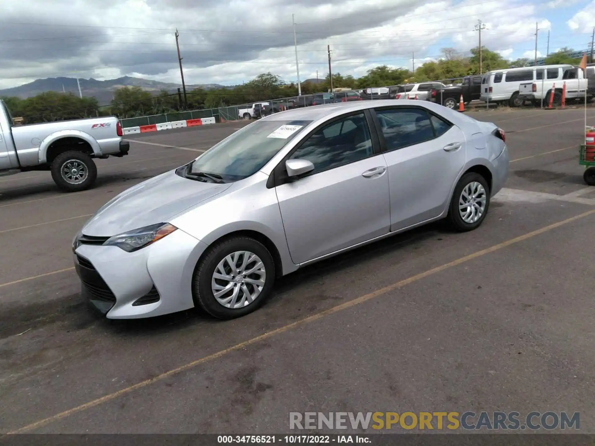 2 Photograph of a damaged car 5YFBURHE4KP943406 TOYOTA COROLLA 2019