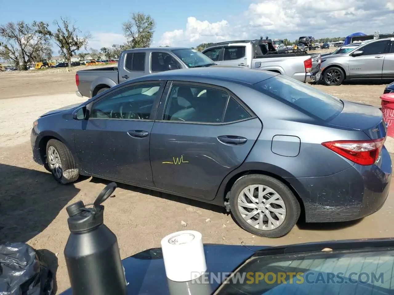 2 Photograph of a damaged car 5YFBURHE4KP943700 TOYOTA COROLLA 2019