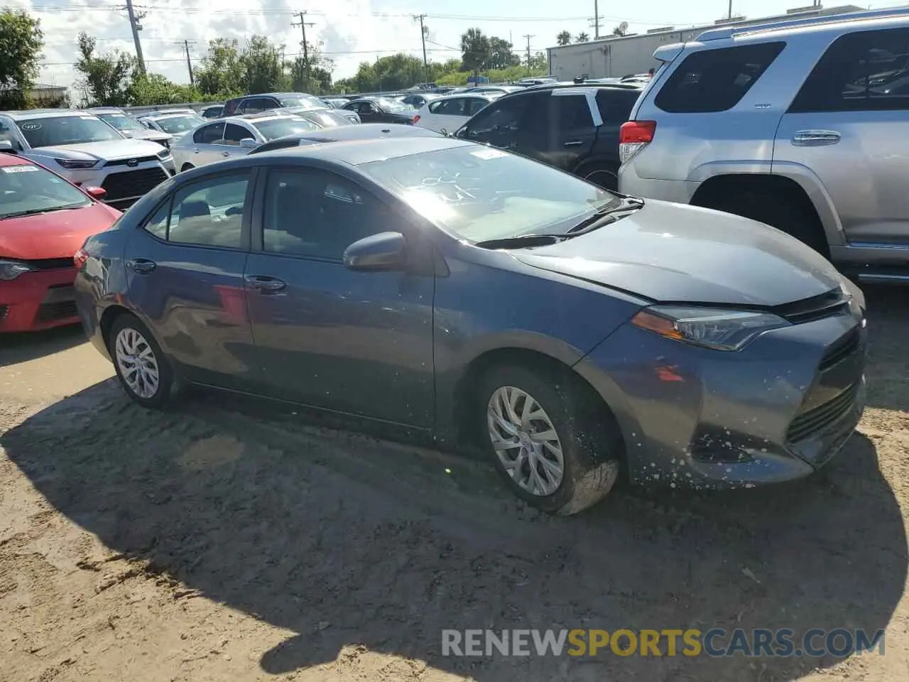 4 Photograph of a damaged car 5YFBURHE4KP943700 TOYOTA COROLLA 2019