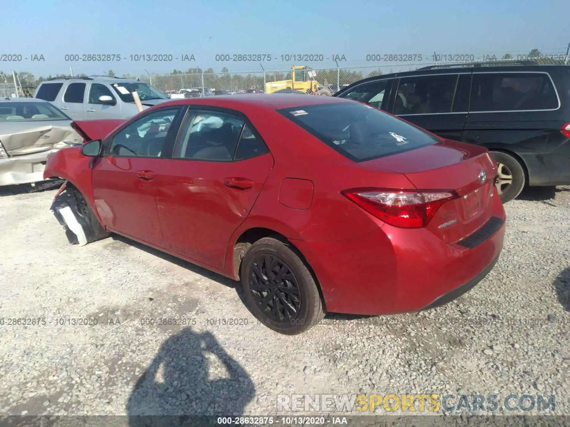 3 Photograph of a damaged car 5YFBURHE4KP943812 TOYOTA COROLLA 2019