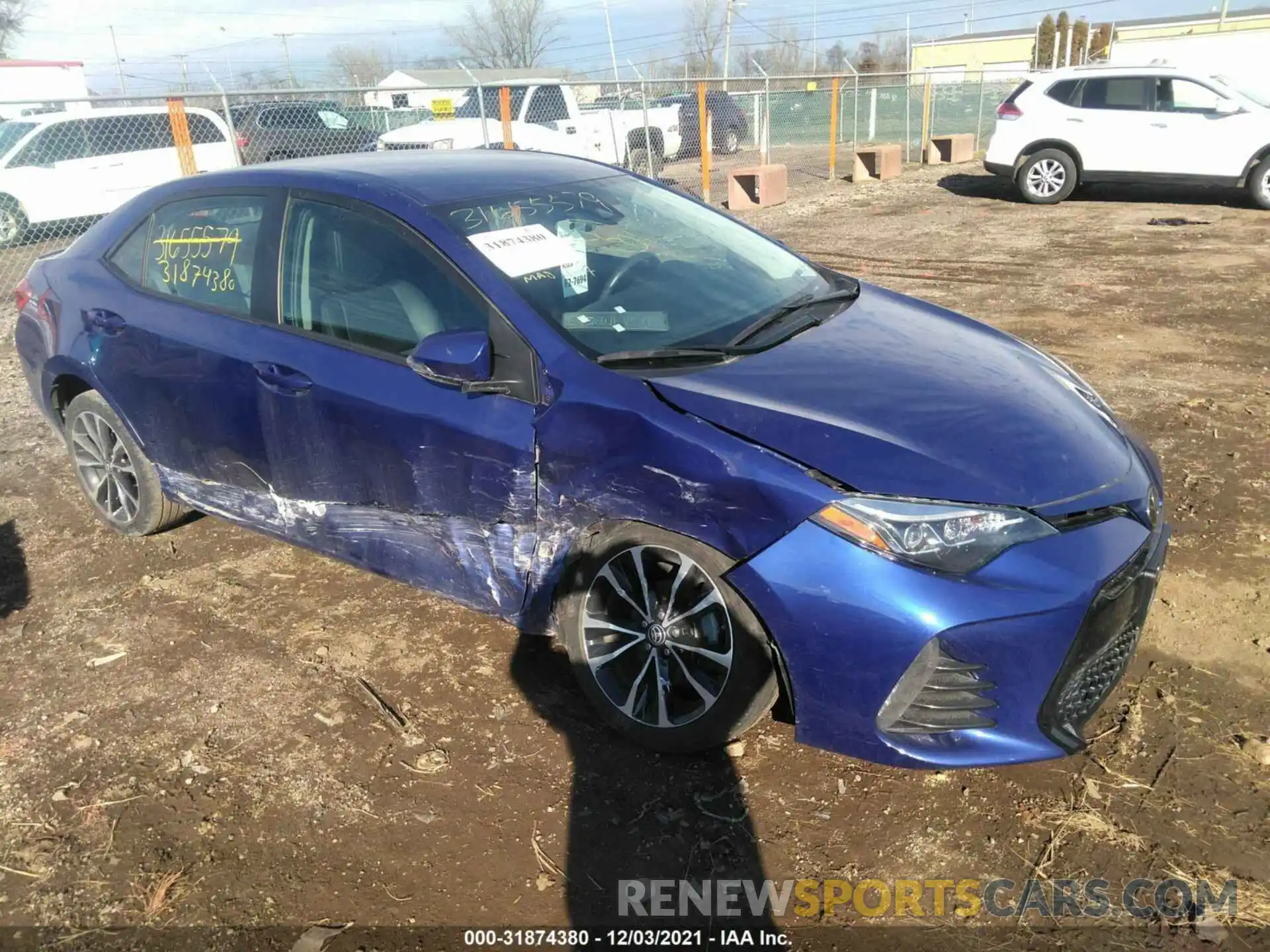 1 Photograph of a damaged car 5YFBURHE4KP944975 TOYOTA COROLLA 2019