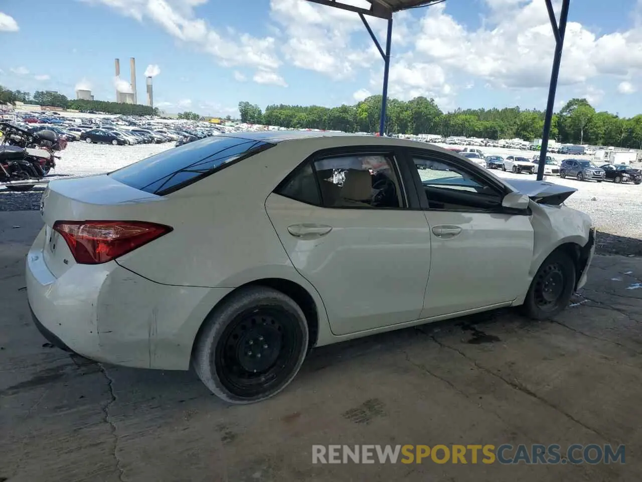 3 Photograph of a damaged car 5YFBURHE4KP945205 TOYOTA COROLLA 2019