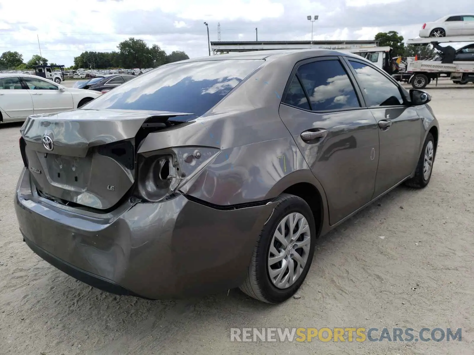 4 Photograph of a damaged car 5YFBURHE4KP945673 TOYOTA COROLLA 2019