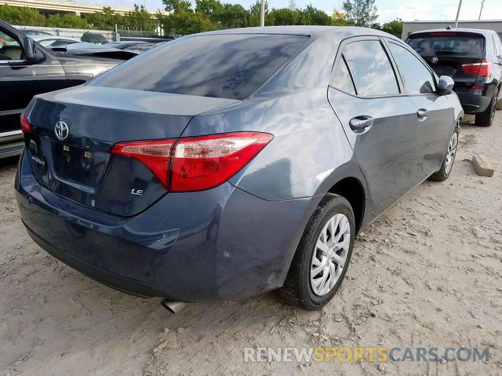 4 Photograph of a damaged car 5YFBURHE4KP946757 TOYOTA COROLLA 2019