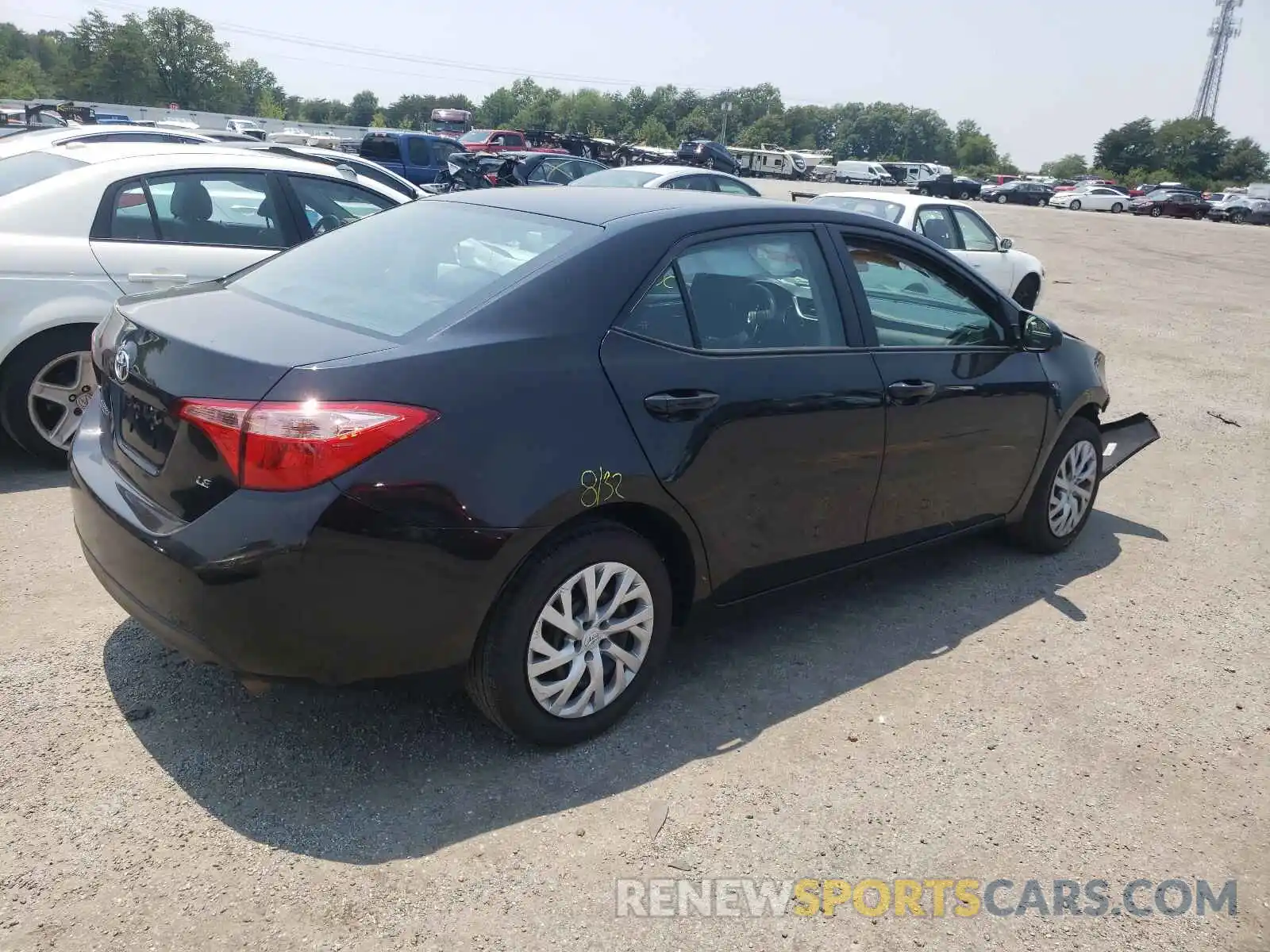 4 Photograph of a damaged car 5YFBURHE4KP947469 TOYOTA COROLLA 2019