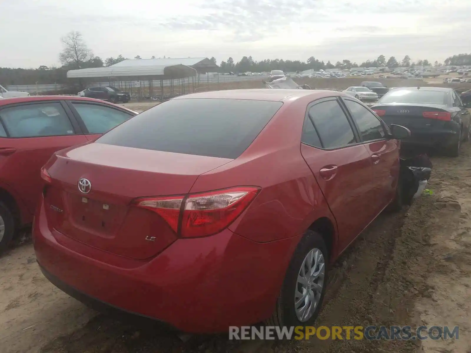 4 Photograph of a damaged car 5YFBURHE4KP949934 TOYOTA COROLLA 2019