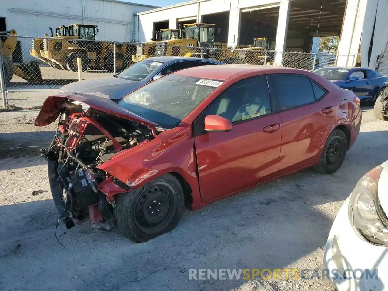 1 Photograph of a damaged car 5YFBURHE5KP857280 TOYOTA COROLLA 2019