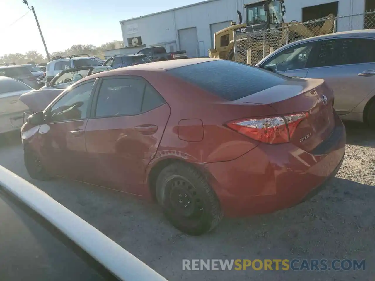 2 Photograph of a damaged car 5YFBURHE5KP857280 TOYOTA COROLLA 2019