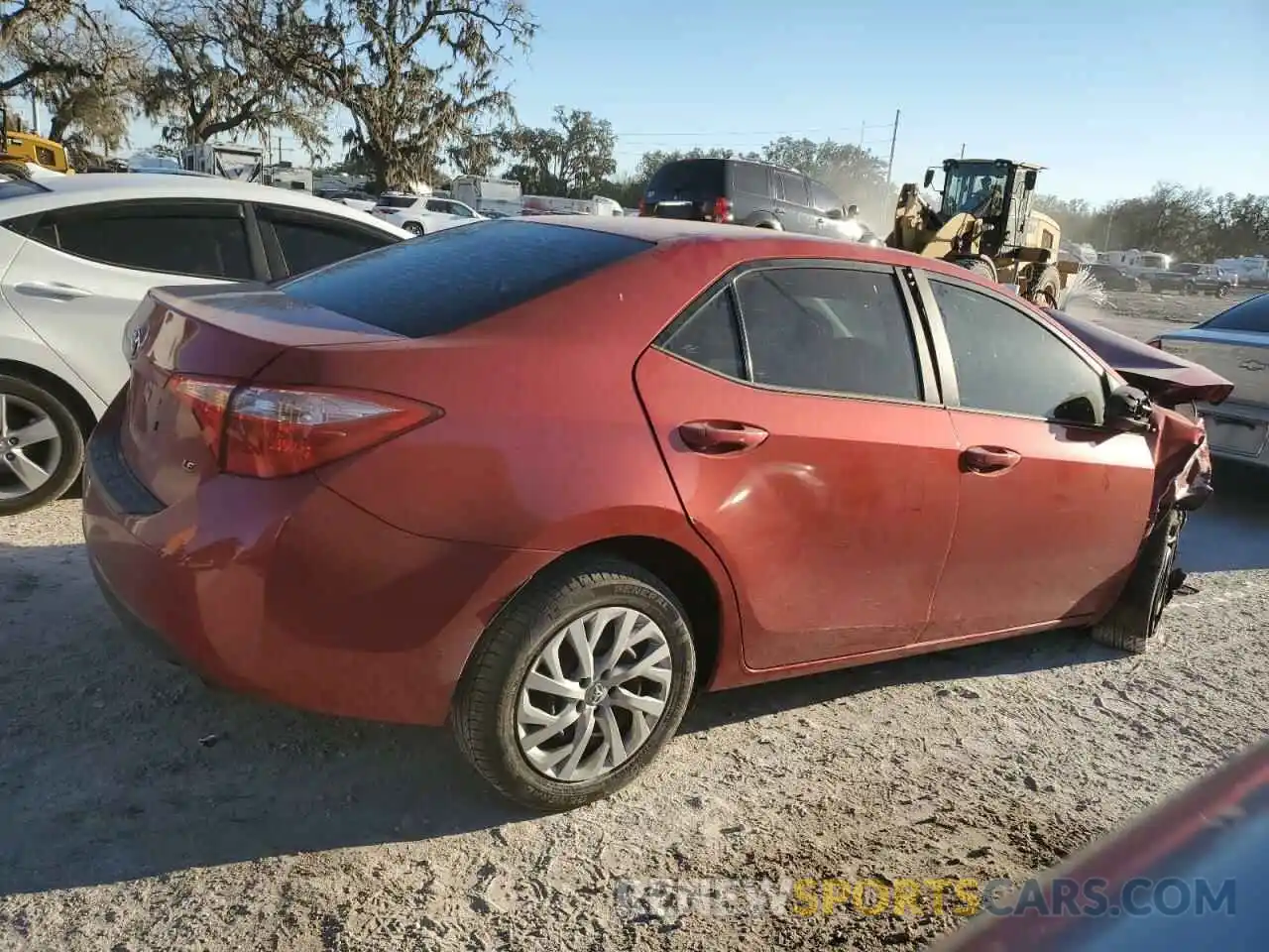 3 Photograph of a damaged car 5YFBURHE5KP857280 TOYOTA COROLLA 2019