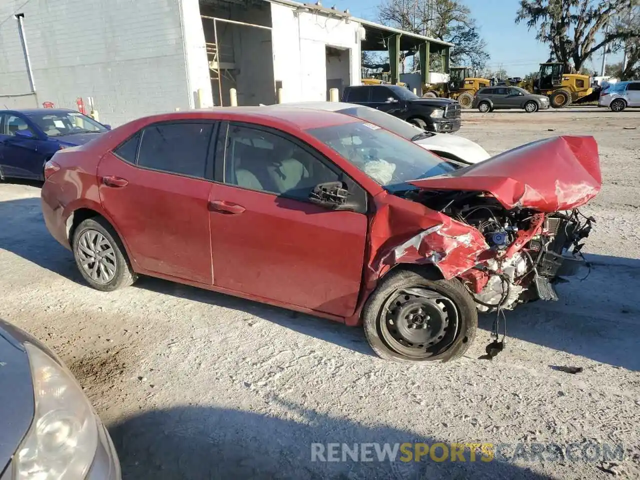 4 Photograph of a damaged car 5YFBURHE5KP857280 TOYOTA COROLLA 2019