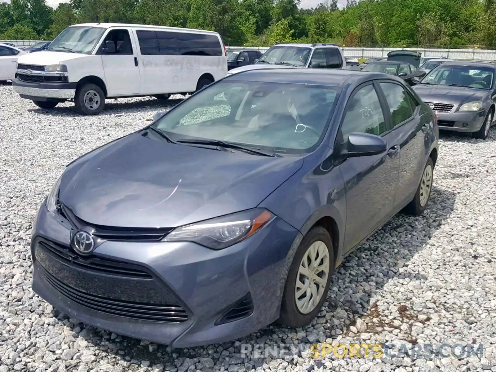 2 Photograph of a damaged car 5YFBURHE5KP860163 TOYOTA COROLLA 2019