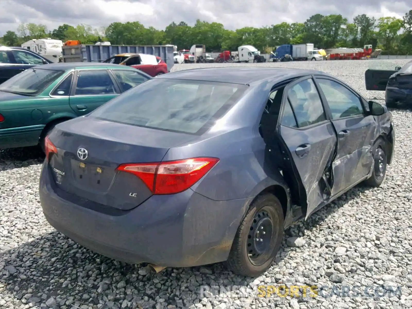 4 Photograph of a damaged car 5YFBURHE5KP860163 TOYOTA COROLLA 2019