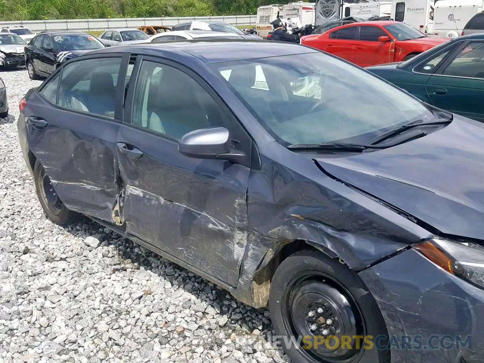 9 Photograph of a damaged car 5YFBURHE5KP860163 TOYOTA COROLLA 2019