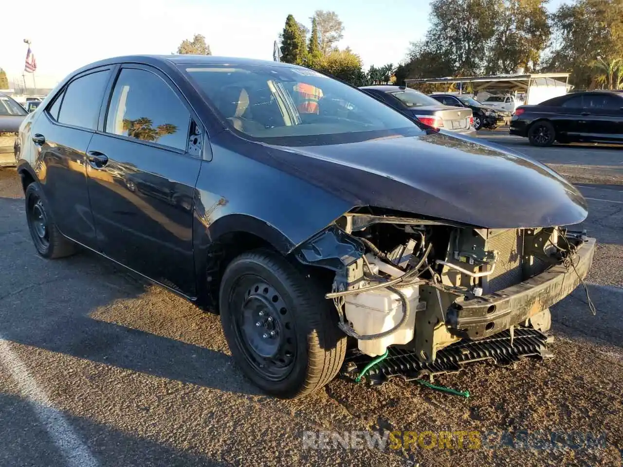 4 Photograph of a damaged car 5YFBURHE5KP862012 TOYOTA COROLLA 2019