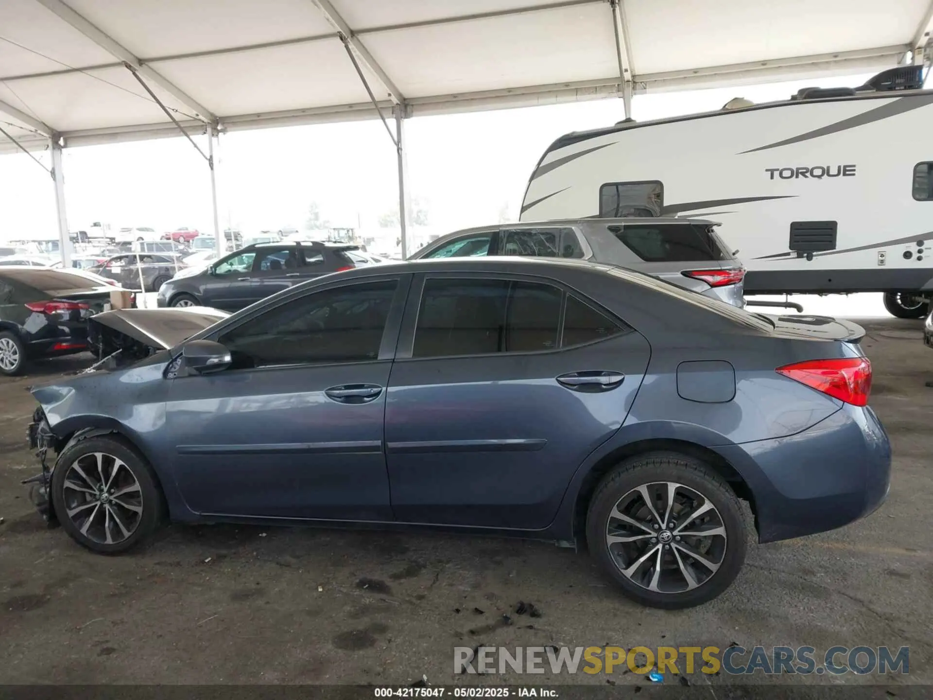 15 Photograph of a damaged car 5YFBURHE5KP862334 TOYOTA COROLLA 2019