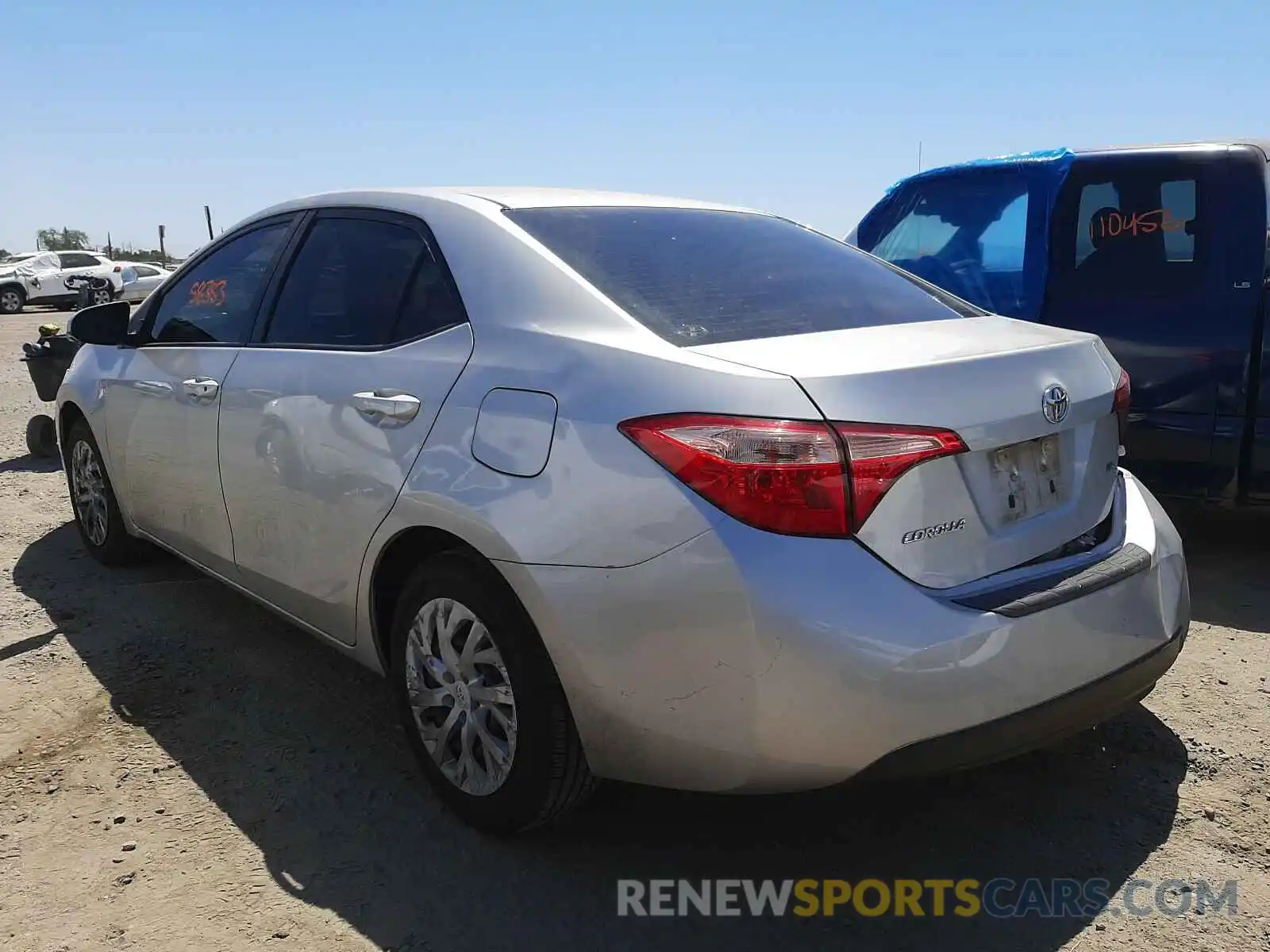 3 Photograph of a damaged car 5YFBURHE5KP862835 TOYOTA COROLLA 2019