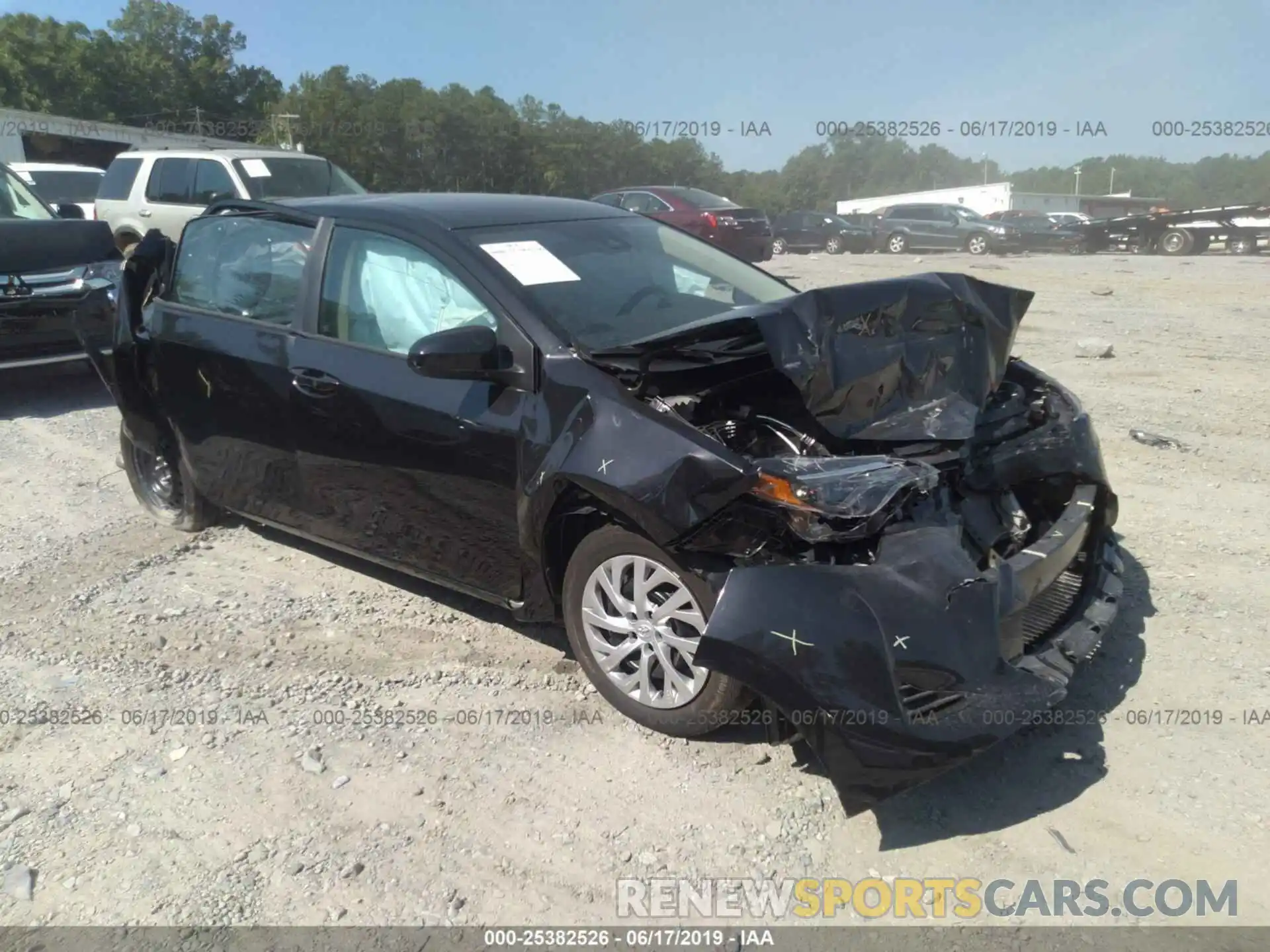 1 Photograph of a damaged car 5YFBURHE5KP863712 TOYOTA COROLLA 2019