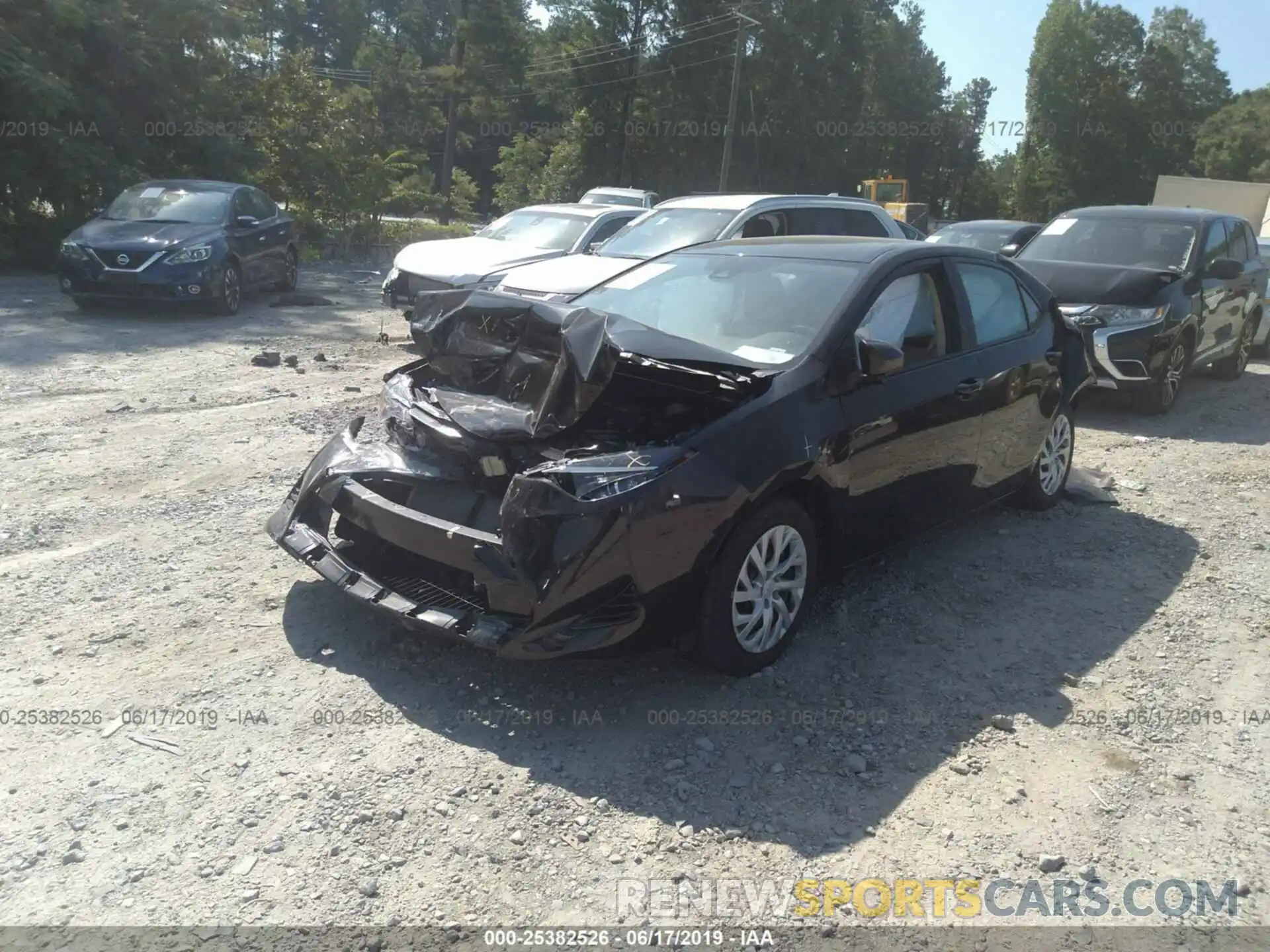 2 Photograph of a damaged car 5YFBURHE5KP863712 TOYOTA COROLLA 2019