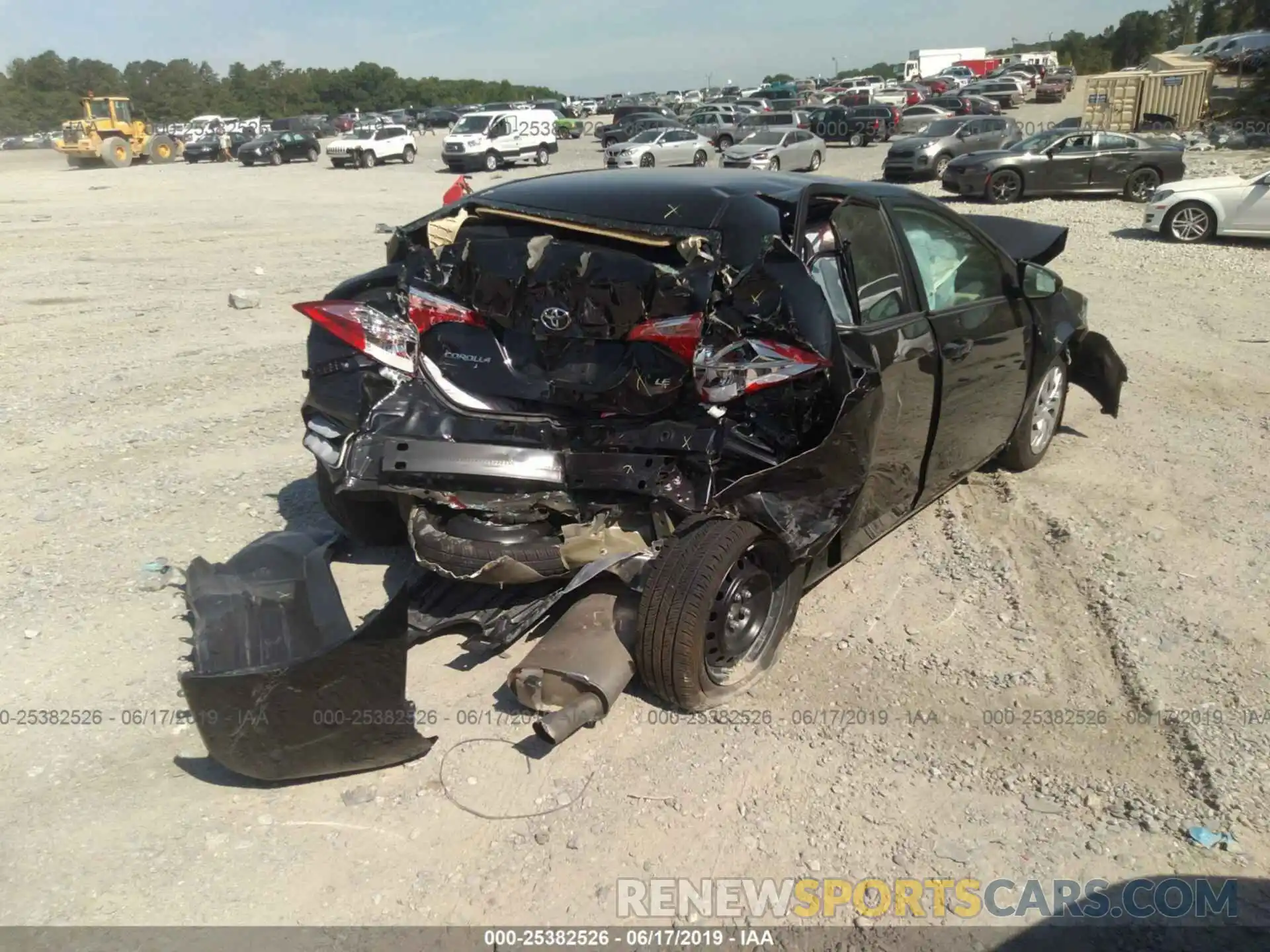 4 Photograph of a damaged car 5YFBURHE5KP863712 TOYOTA COROLLA 2019