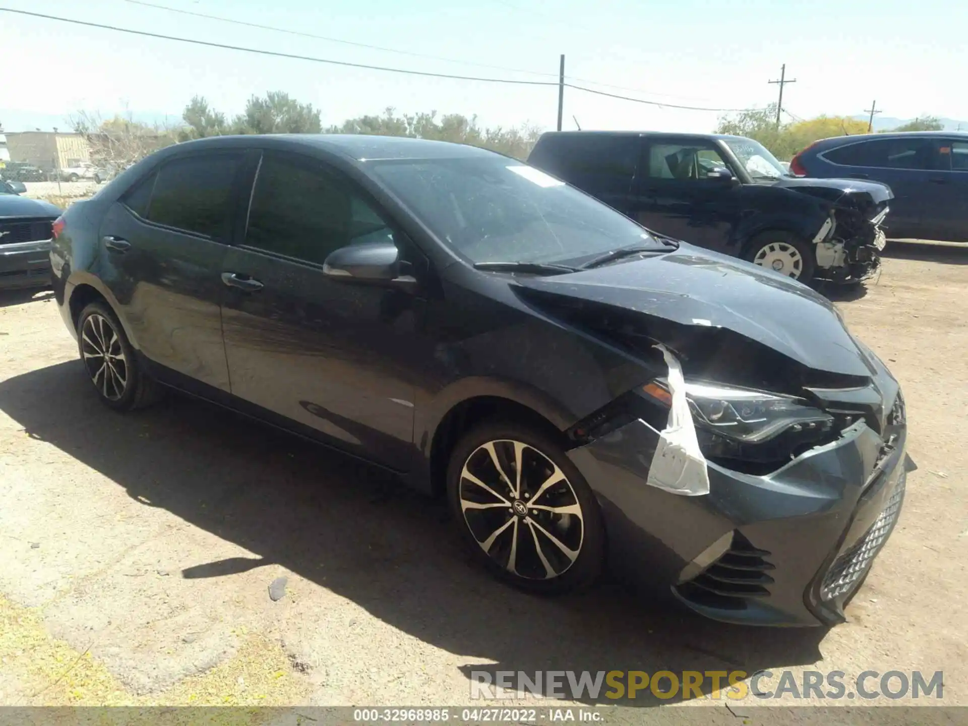 1 Photograph of a damaged car 5YFBURHE5KP865556 TOYOTA COROLLA 2019