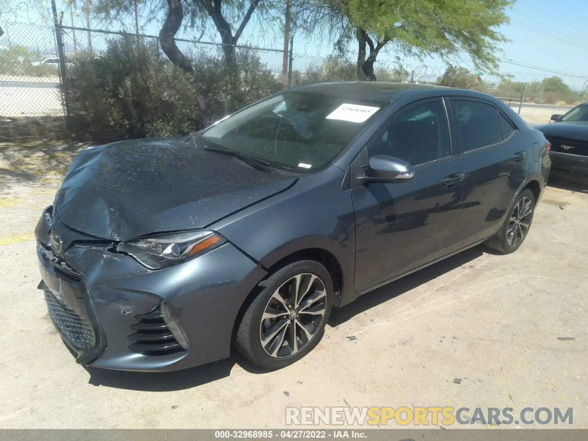 2 Photograph of a damaged car 5YFBURHE5KP865556 TOYOTA COROLLA 2019