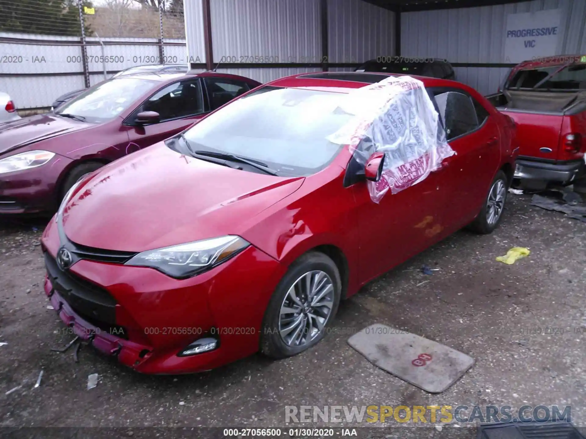 2 Photograph of a damaged car 5YFBURHE5KP866948 TOYOTA COROLLA 2019