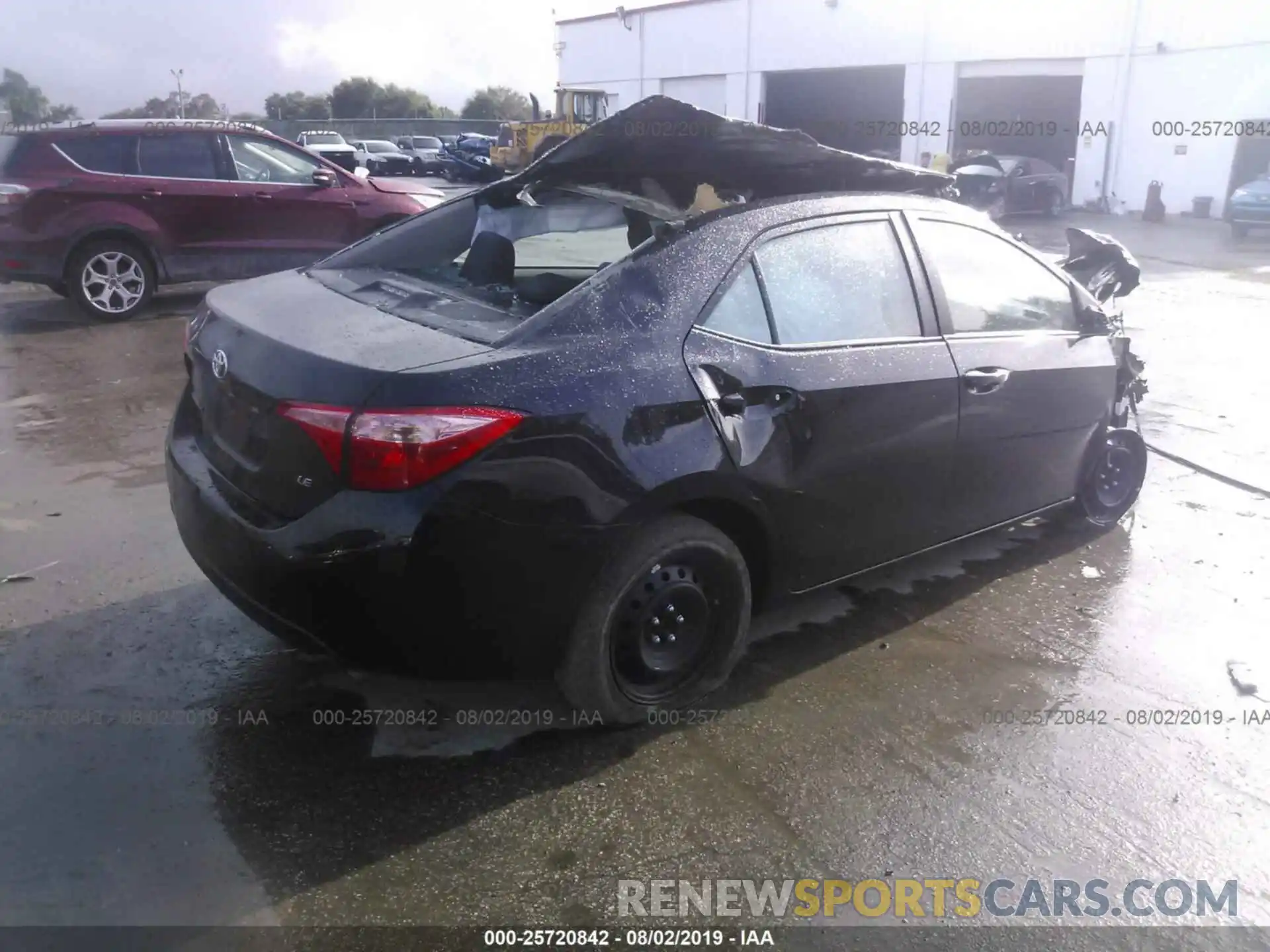 4 Photograph of a damaged car 5YFBURHE5KP868344 TOYOTA COROLLA 2019