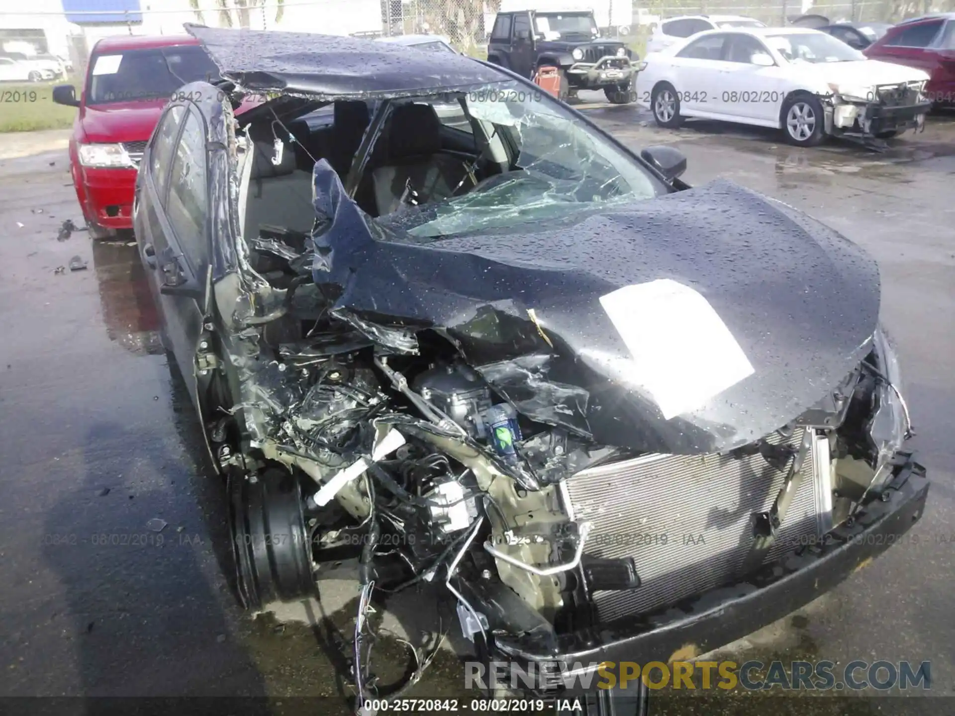 6 Photograph of a damaged car 5YFBURHE5KP868344 TOYOTA COROLLA 2019