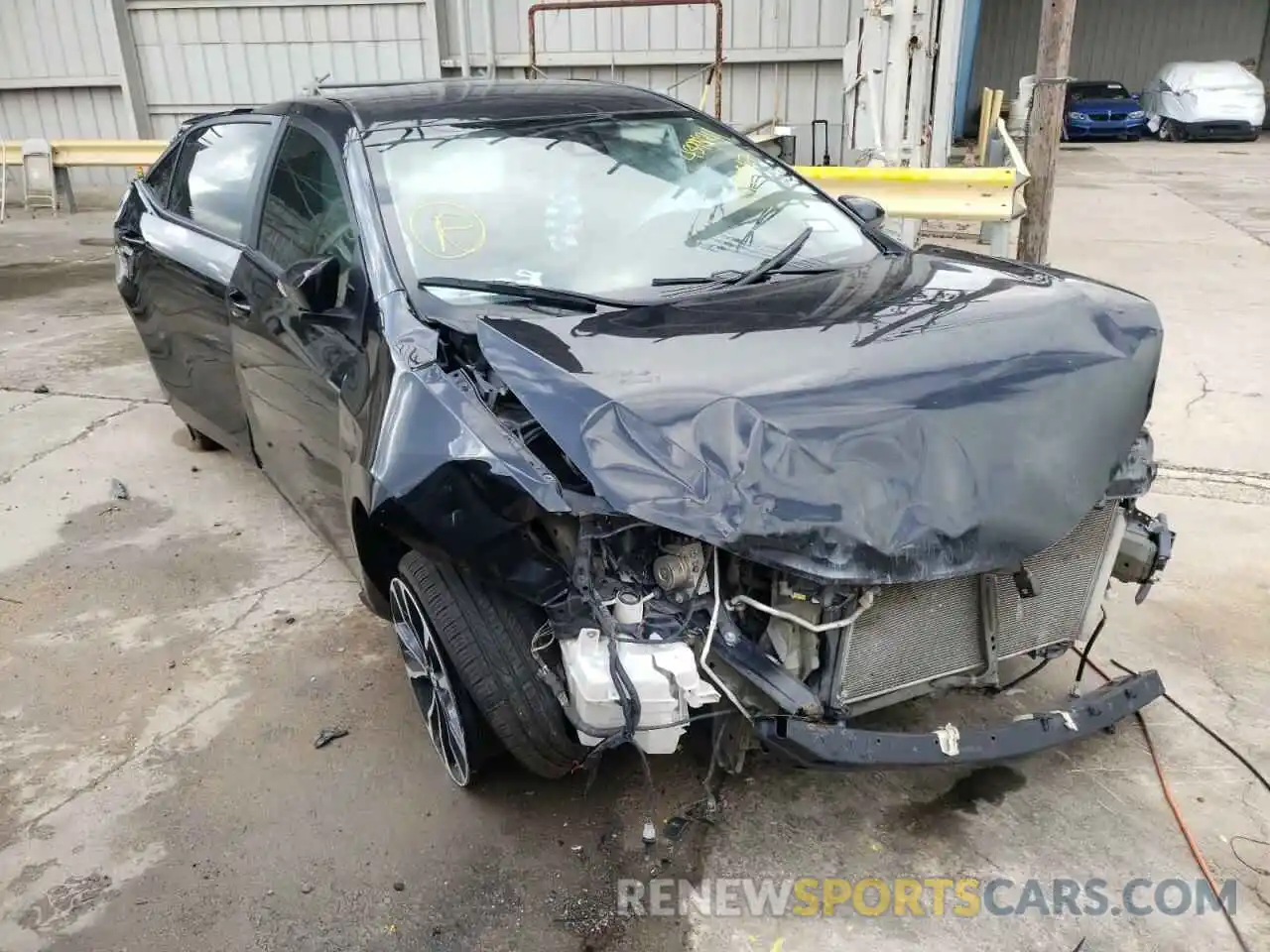 1 Photograph of a damaged car 5YFBURHE5KP870367 TOYOTA COROLLA 2019