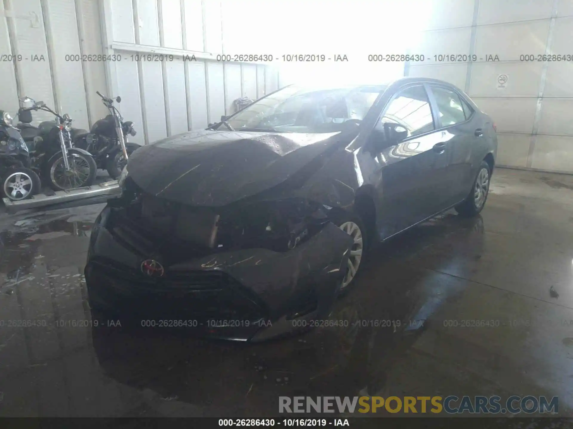 2 Photograph of a damaged car 5YFBURHE5KP871244 TOYOTA COROLLA 2019