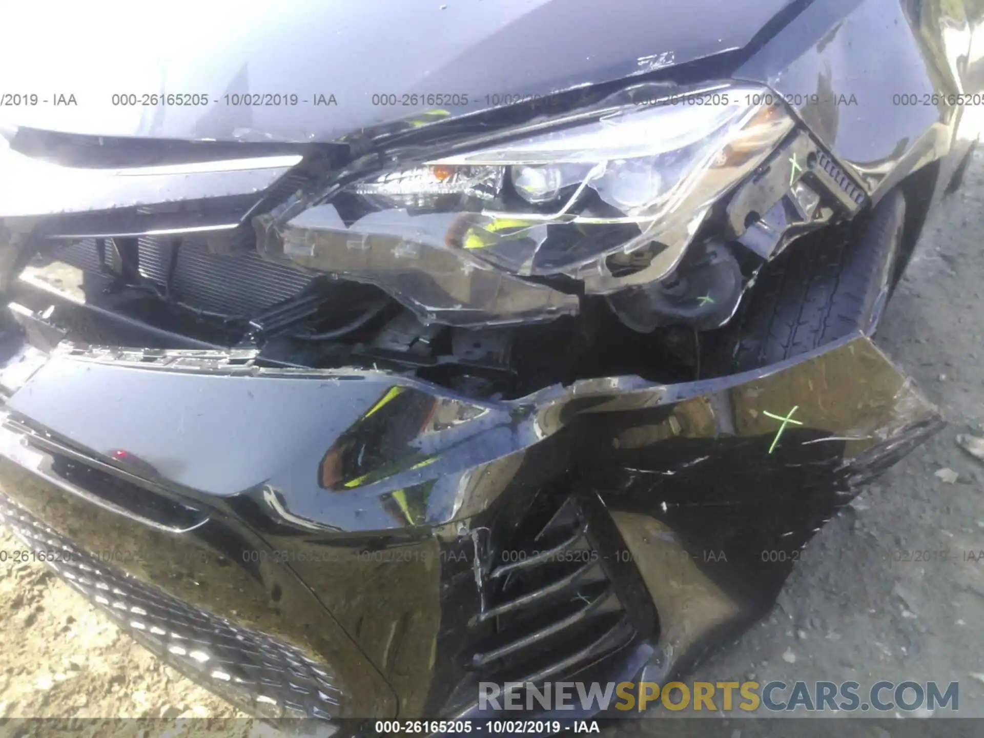 6 Photograph of a damaged car 5YFBURHE5KP871387 TOYOTA COROLLA 2019