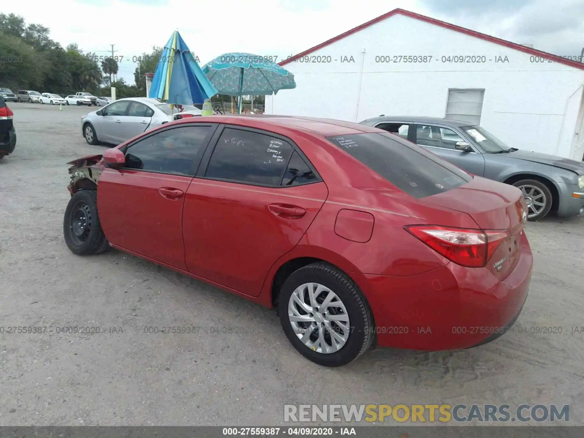 3 Photograph of a damaged car 5YFBURHE5KP872586 TOYOTA COROLLA 2019