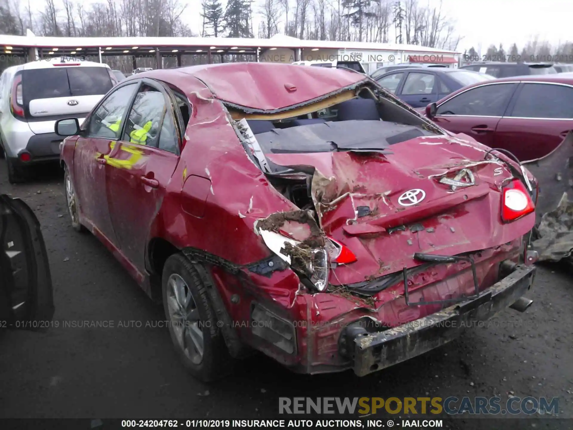 3 Photograph of a damaged car 5YFBURHE5KP874029 TOYOTA COROLLA 2019